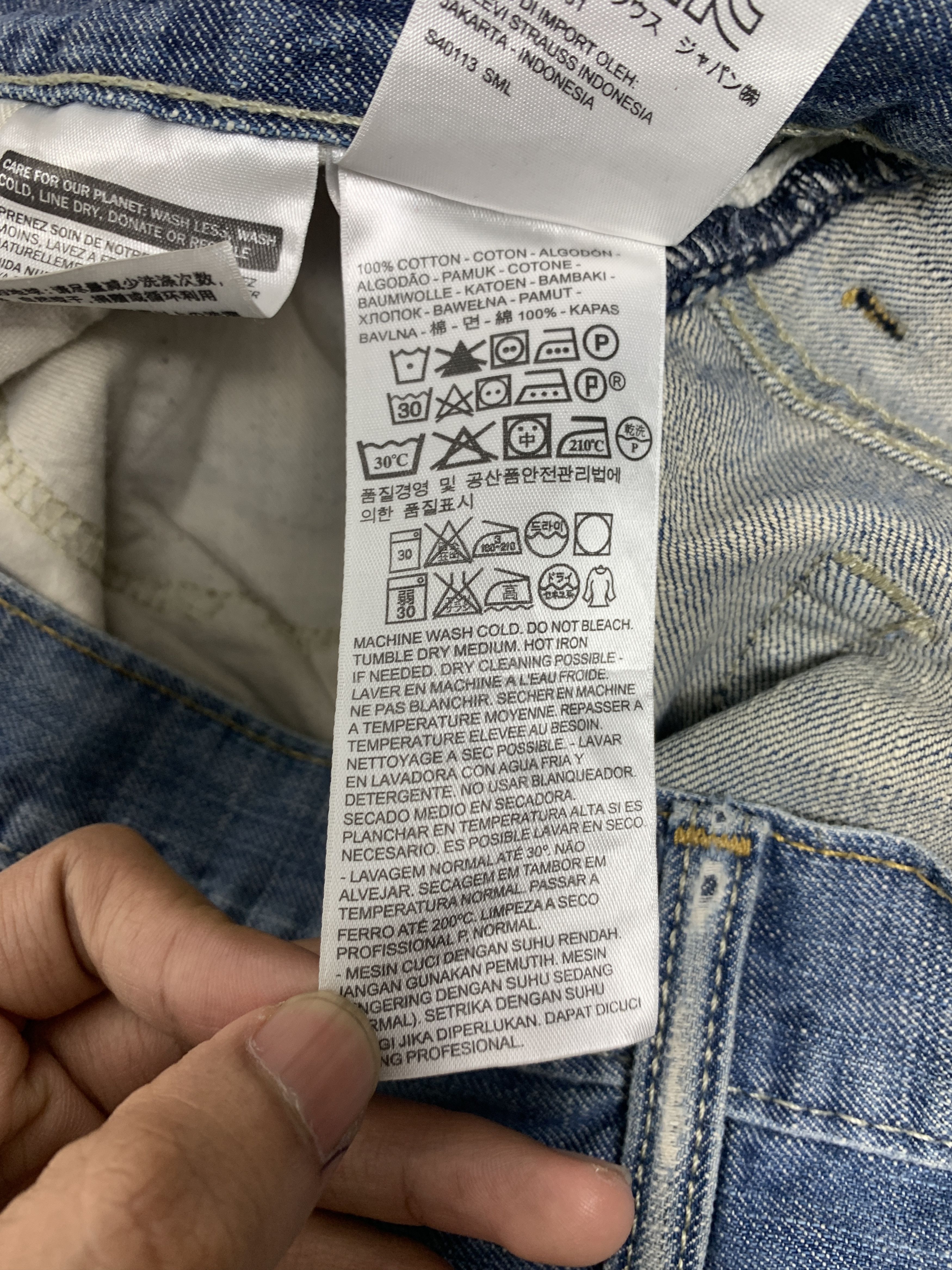 Levi's Vintage LEVI'S 569 Straight Cut Faded Jeans P0195 Size US 34 / EU 50 - 14 Thumbnail