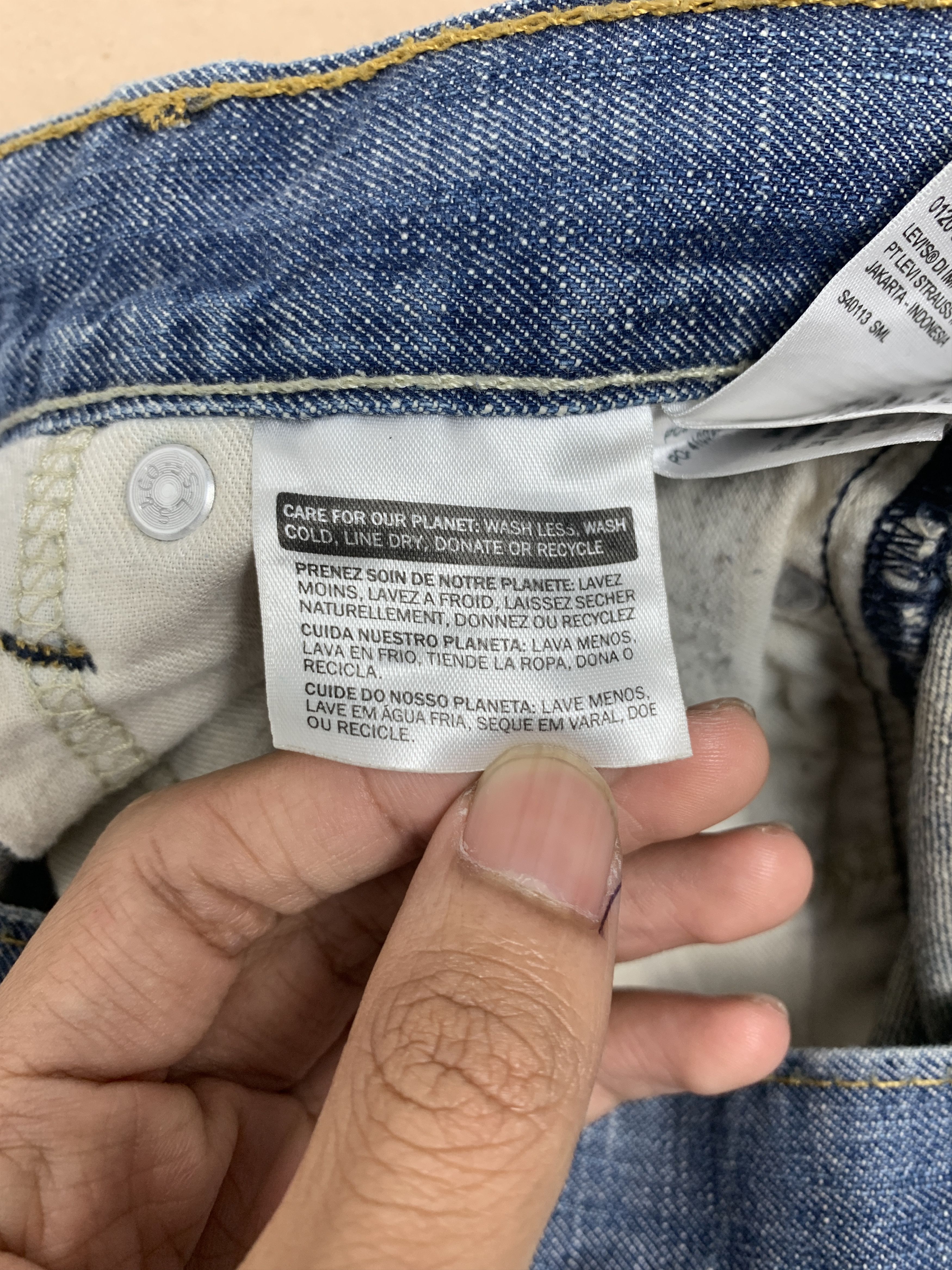 Levi's Vintage LEVI'S 569 Straight Cut Faded Jeans P0195 Size US 34 / EU 50 - 10 Thumbnail