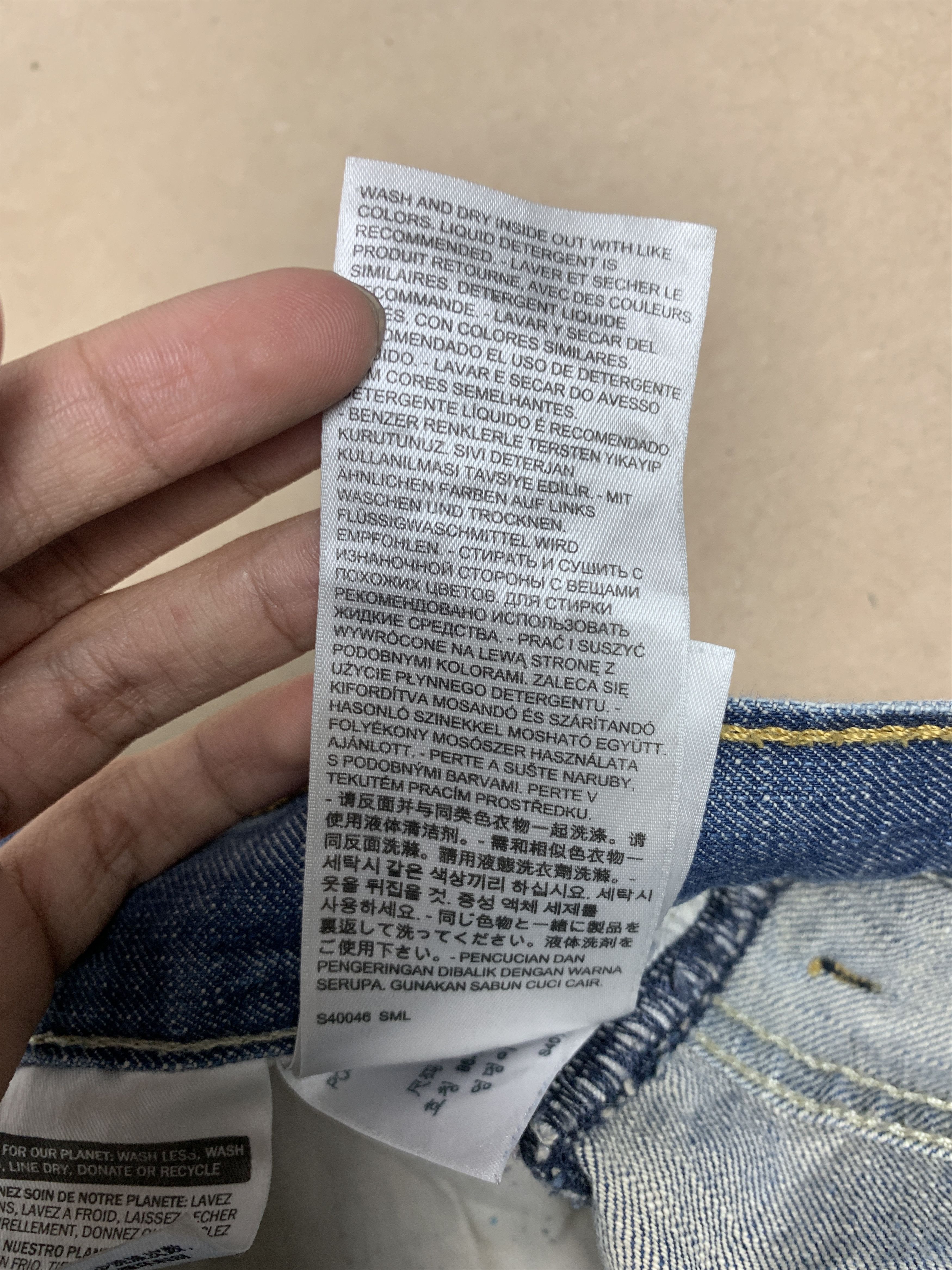 Levi's Vintage LEVI'S 569 Straight Cut Faded Jeans P0195 Size US 34 / EU 50 - 15 Thumbnail