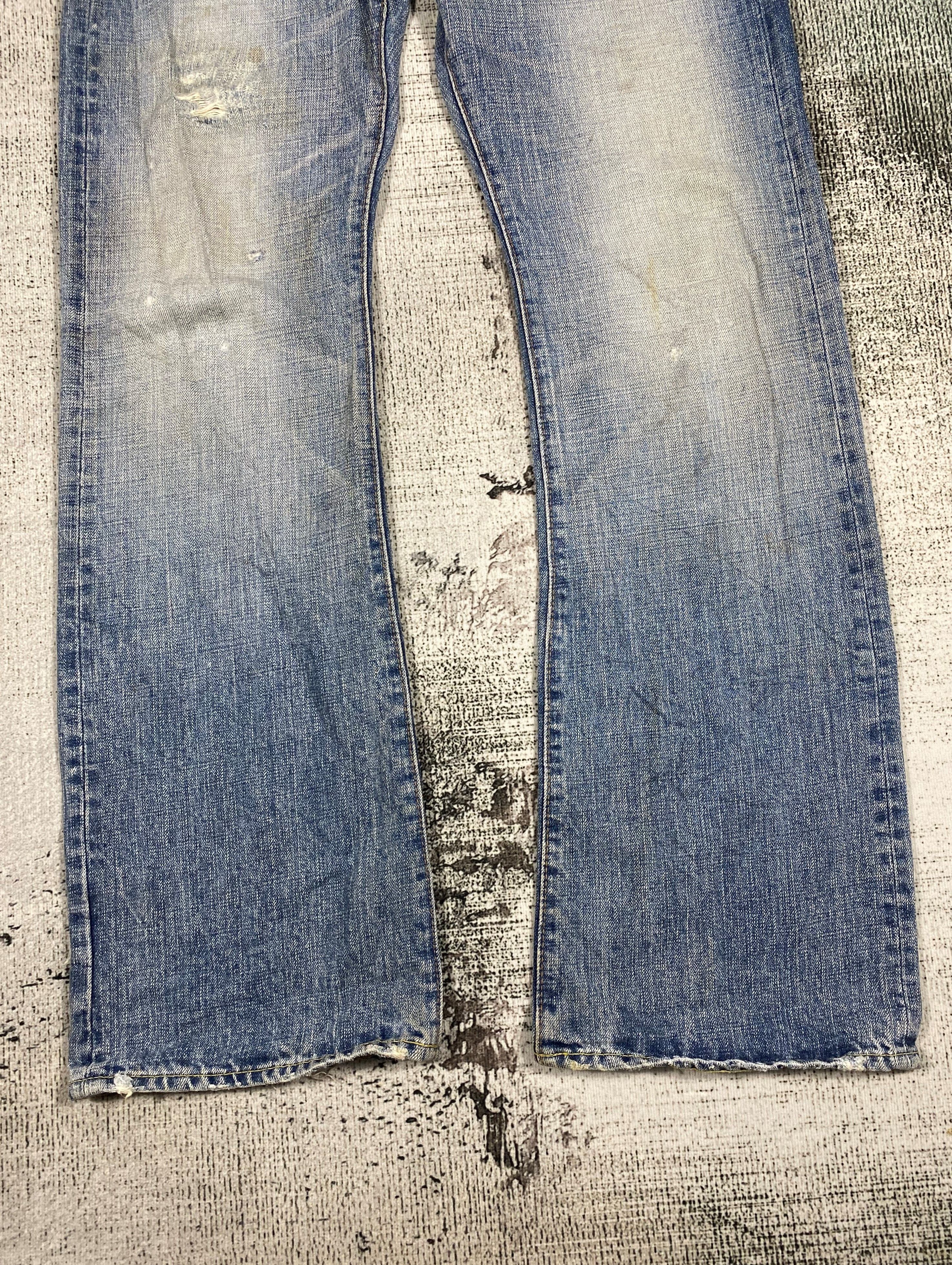 Eternal × Vintage Vintage Light Washed Eternal Mini Flared Bootcut Jeans Size US 32 / EU 48 - 6 Thumbnail