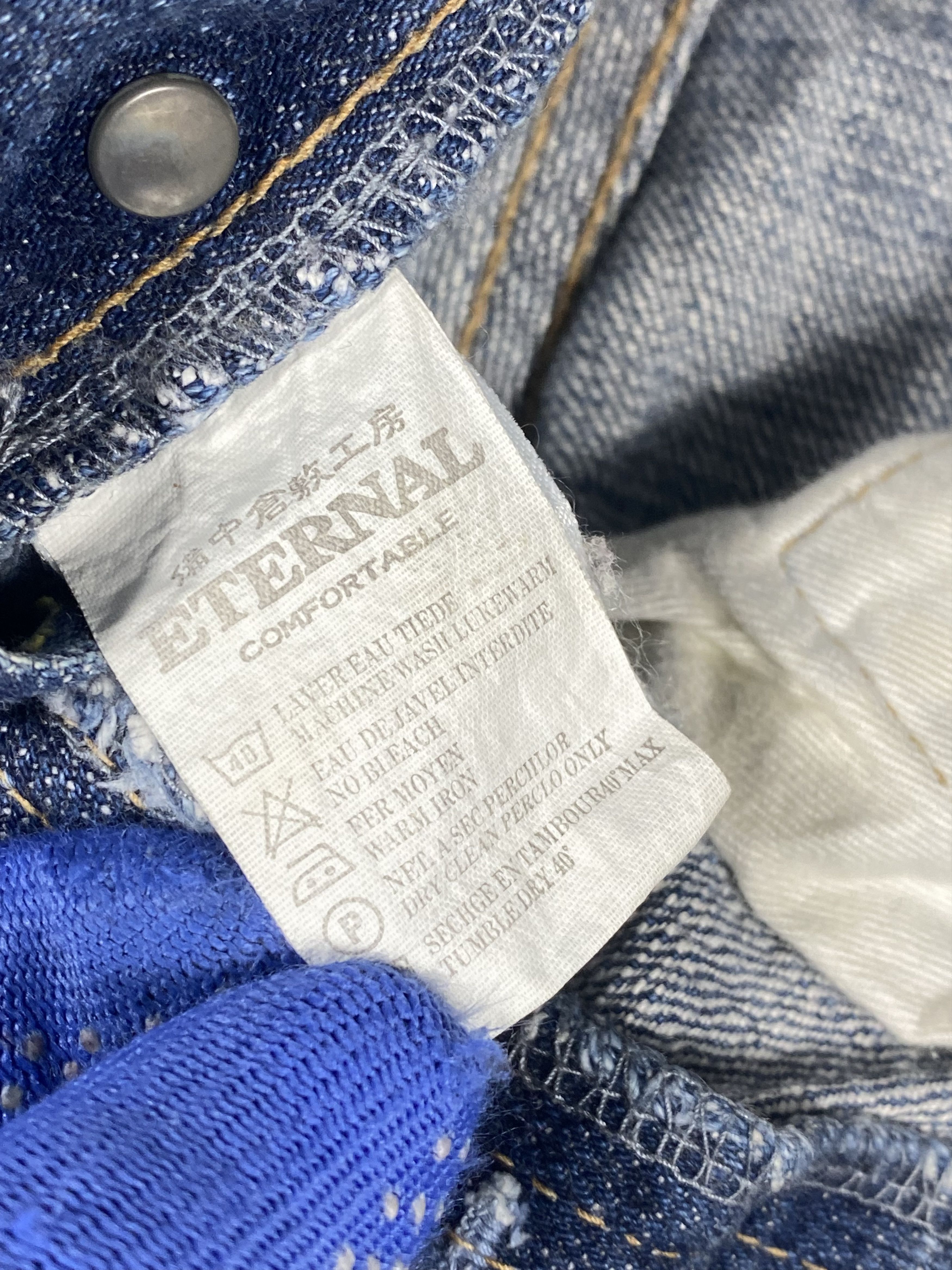 Eternal × Vintage Vintage Light Washed Eternal Mini Flared Bootcut Jeans Size US 32 / EU 48 - 8 Thumbnail