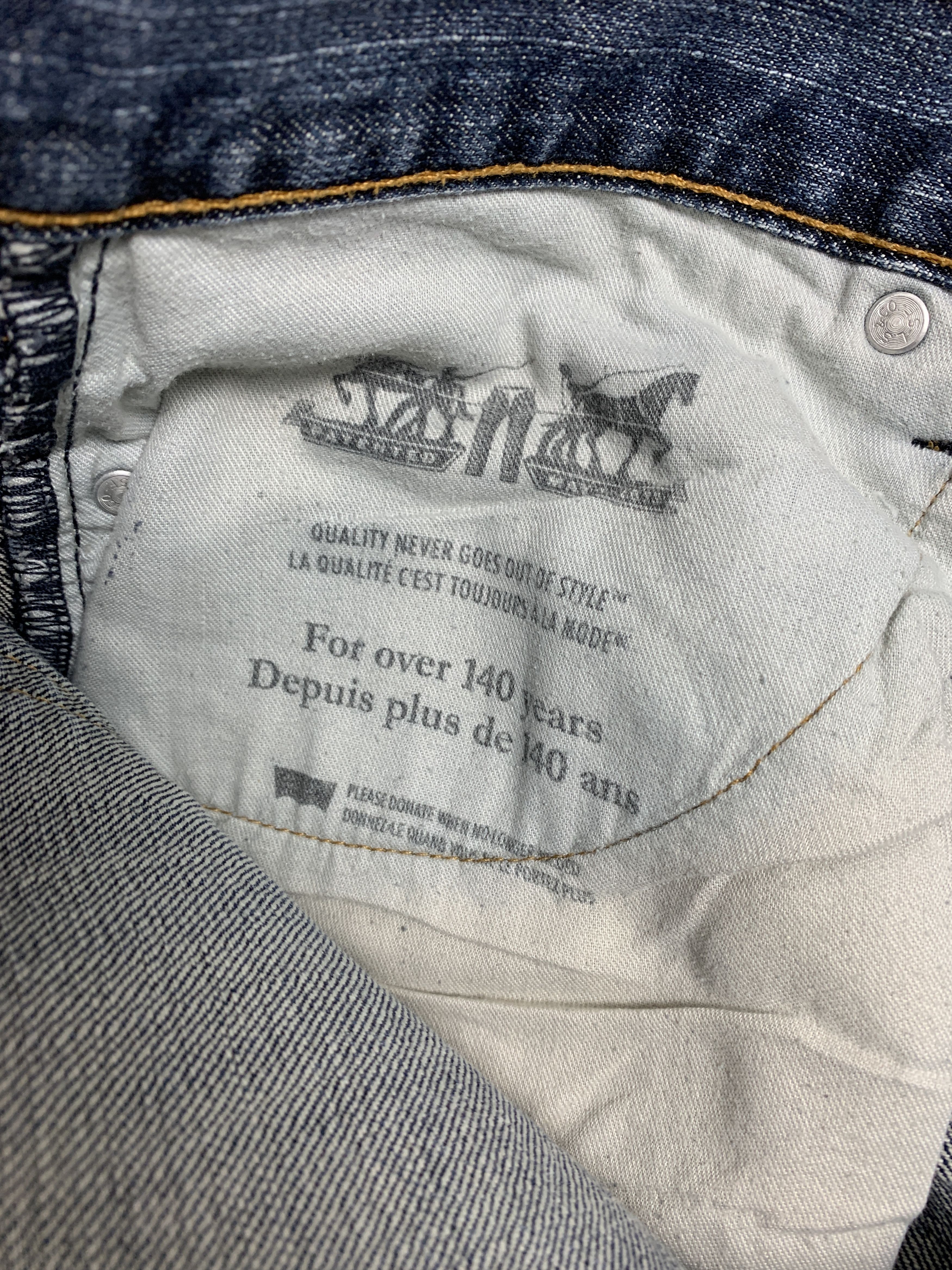Levi's × Vintage Vintage Levis 559 Straight Cut Faded Blue Jeans Size US 38 / EU 54 - 10 Thumbnail