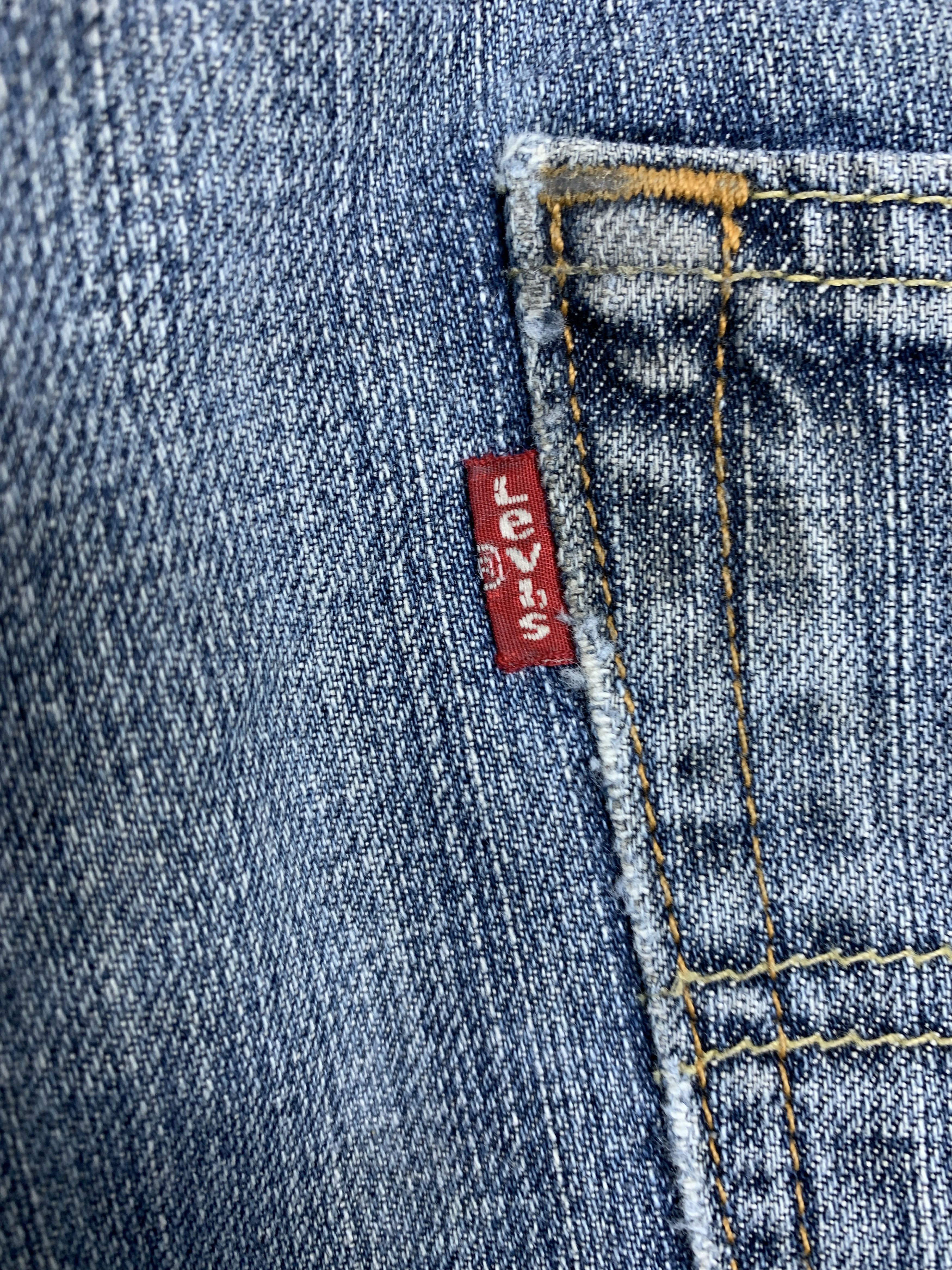 Levi's × Vintage Vintage Levis 559 Straight Cut Faded Blue Jeans Size US 38 / EU 54 - 9 Thumbnail