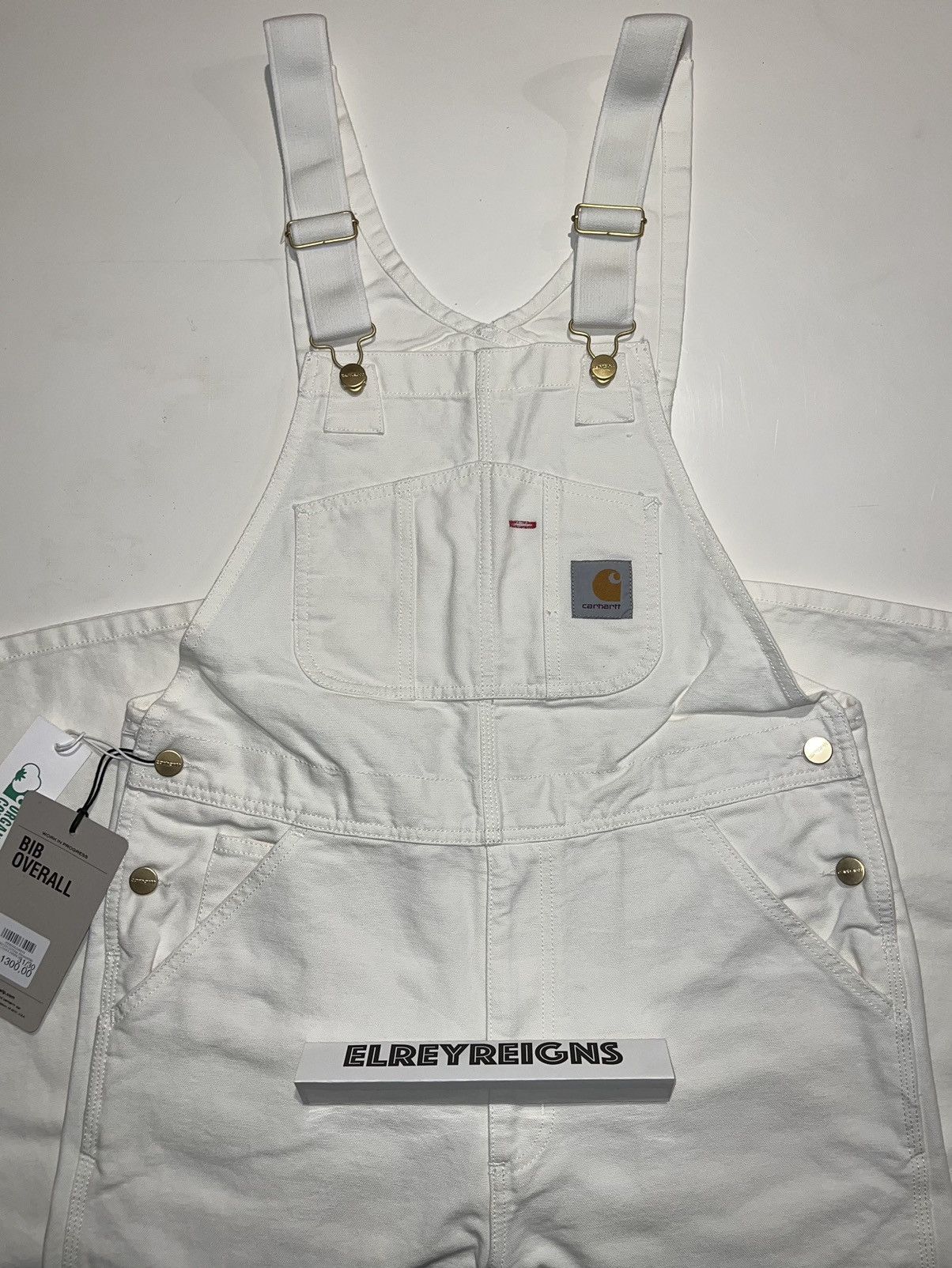 Carhartt Wip Carhartt WIP Wax Rinsed Bib Overalls Size US 31 - 2 Thumbnail