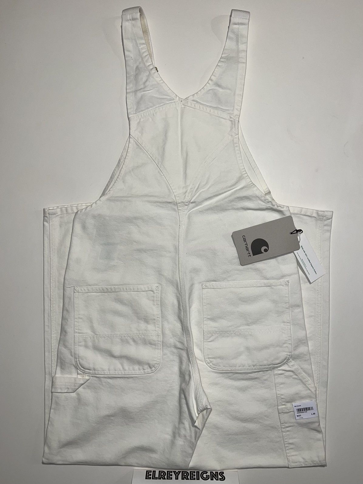 Carhartt Wip Carhartt WIP Wax Rinsed Bib Overalls Size US 31 - 3 Thumbnail