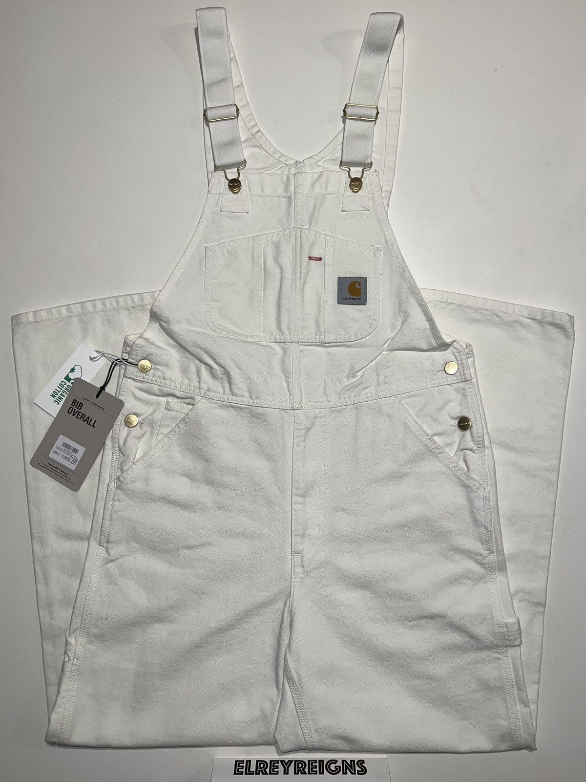 Carhartt Wip Carhartt WIP Wax Rinsed Bib Overalls Size US 31 - 1 Thumbnail