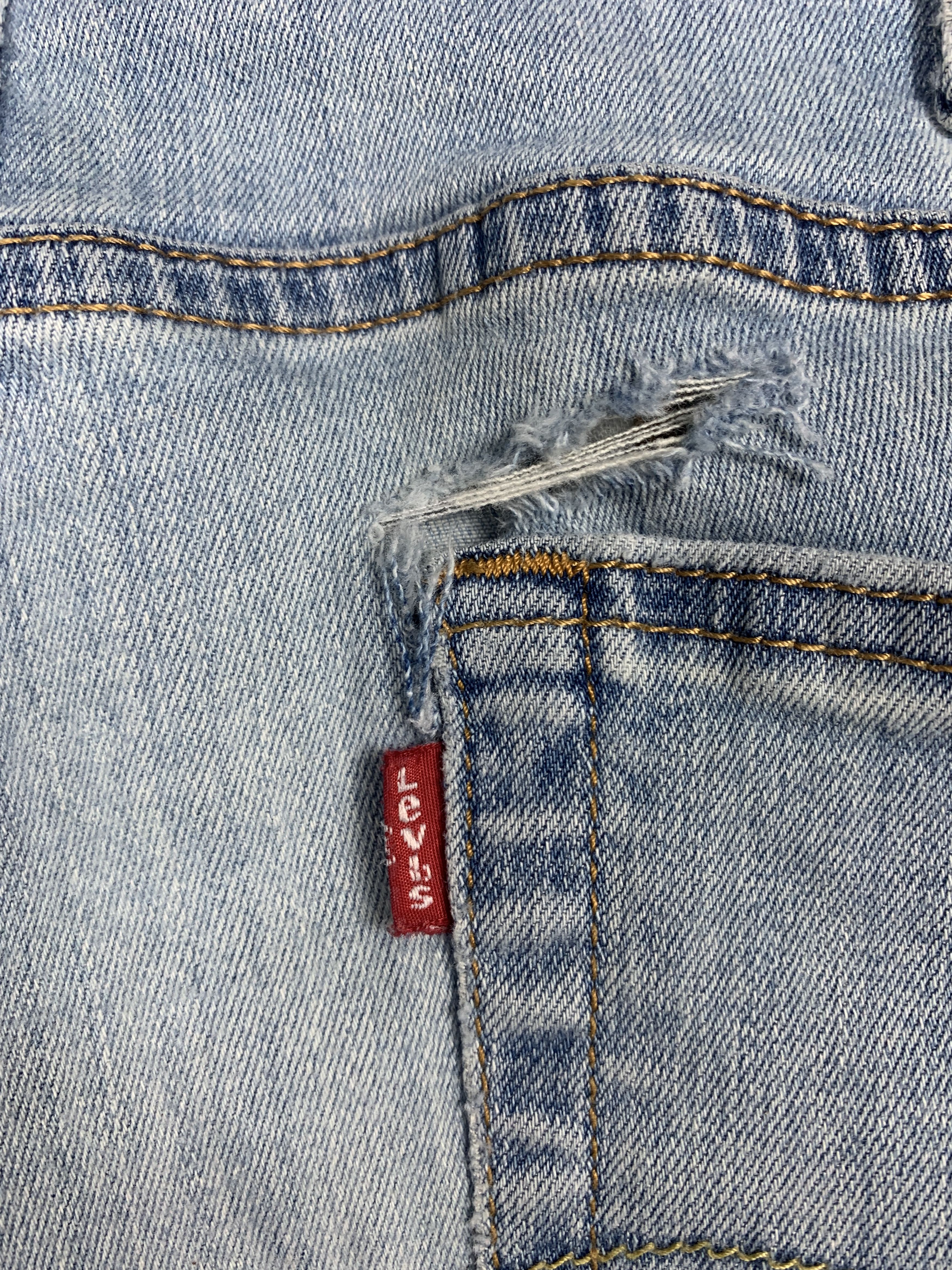 Levi's × Vintage Vintage LEVI'S 541 Distressed Faded Light Wash Jeans Size US 40 / EU 56 - 7 Thumbnail
