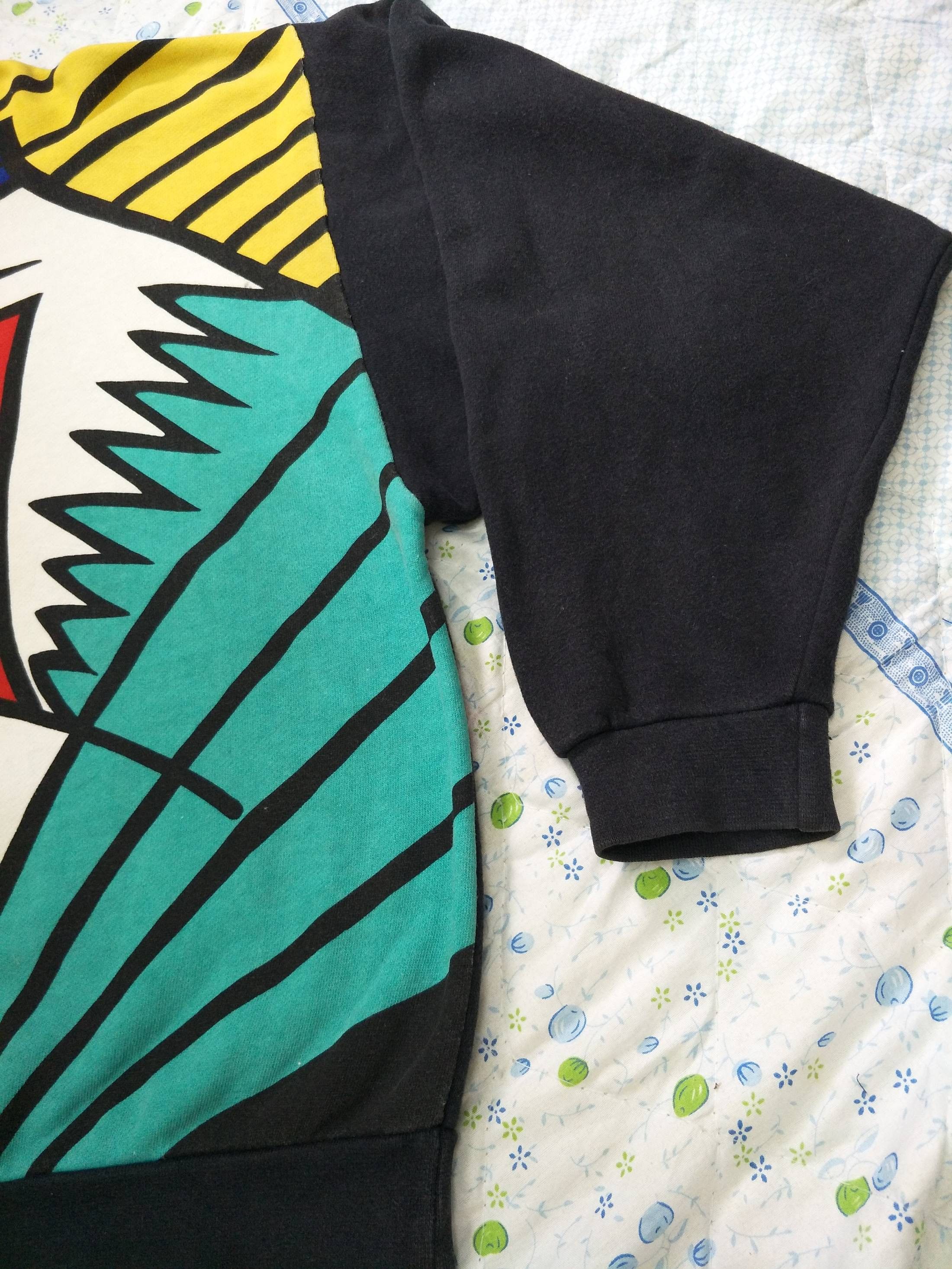 Japanese Brand × Kansai Yamamoto 80's KANSAI International Sweatshirt Allover Printed Size US M / EU 48-50 / 2 - 6 Thumbnail
