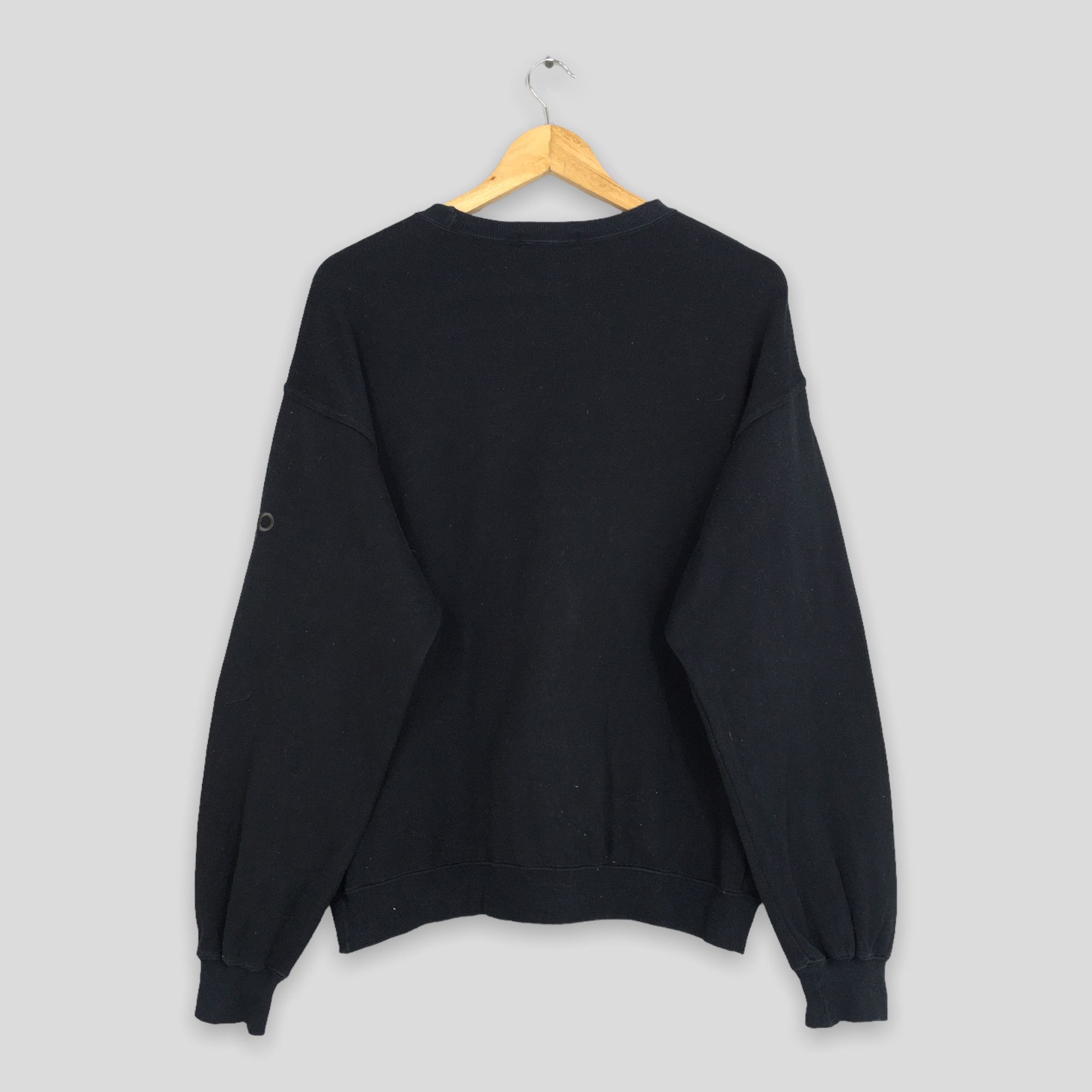 Japanese Brand Vintage Kenzo Jeans Floral Black Sweatshirt Medium Size US M / EU 48-50 / 2 - 7 Thumbnail
