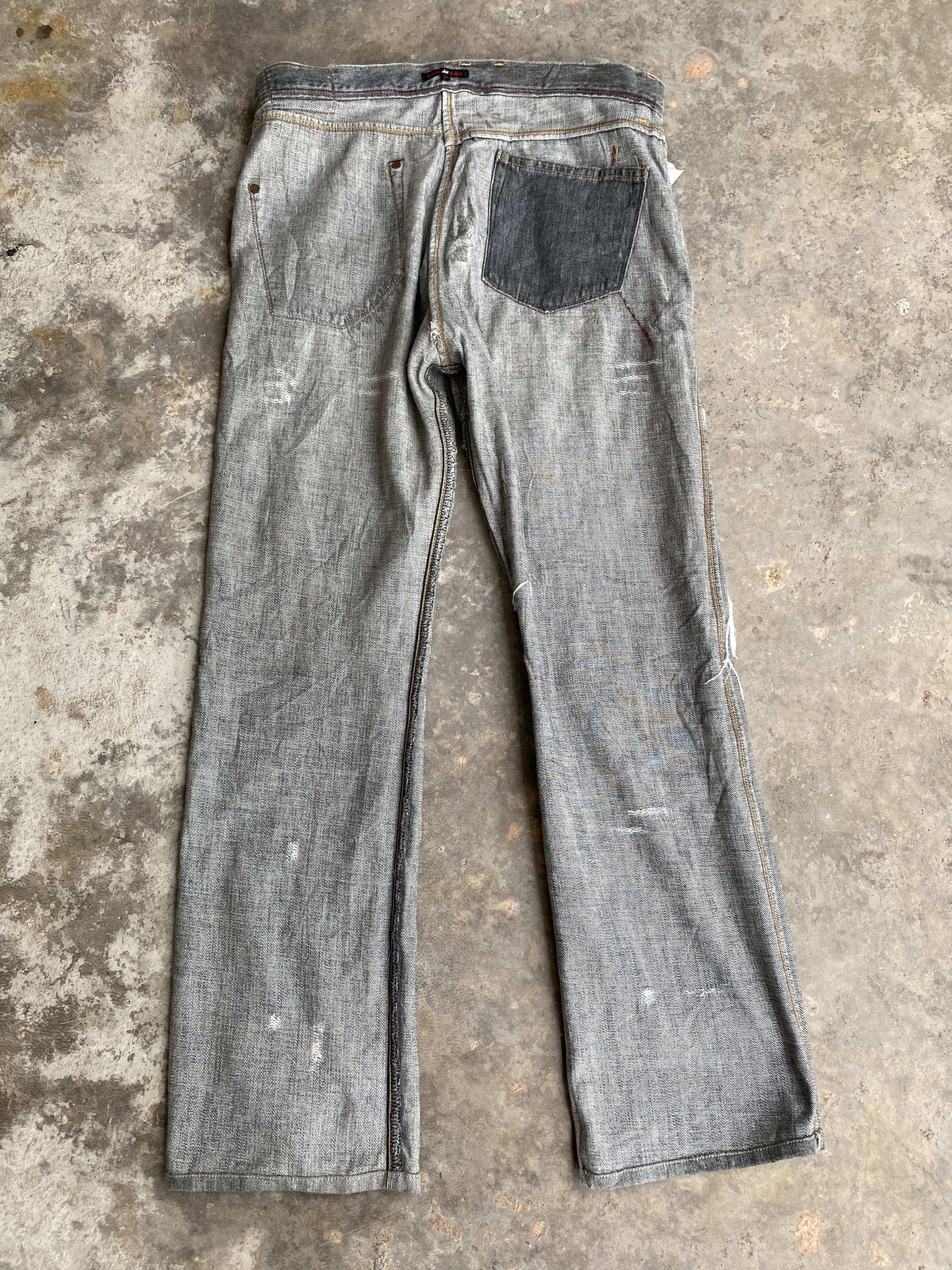 Paul Smith Red Ear Paul Smith Earth Tone Color Distressed Denim Size US 34 / EU 50 - 17 Thumbnail