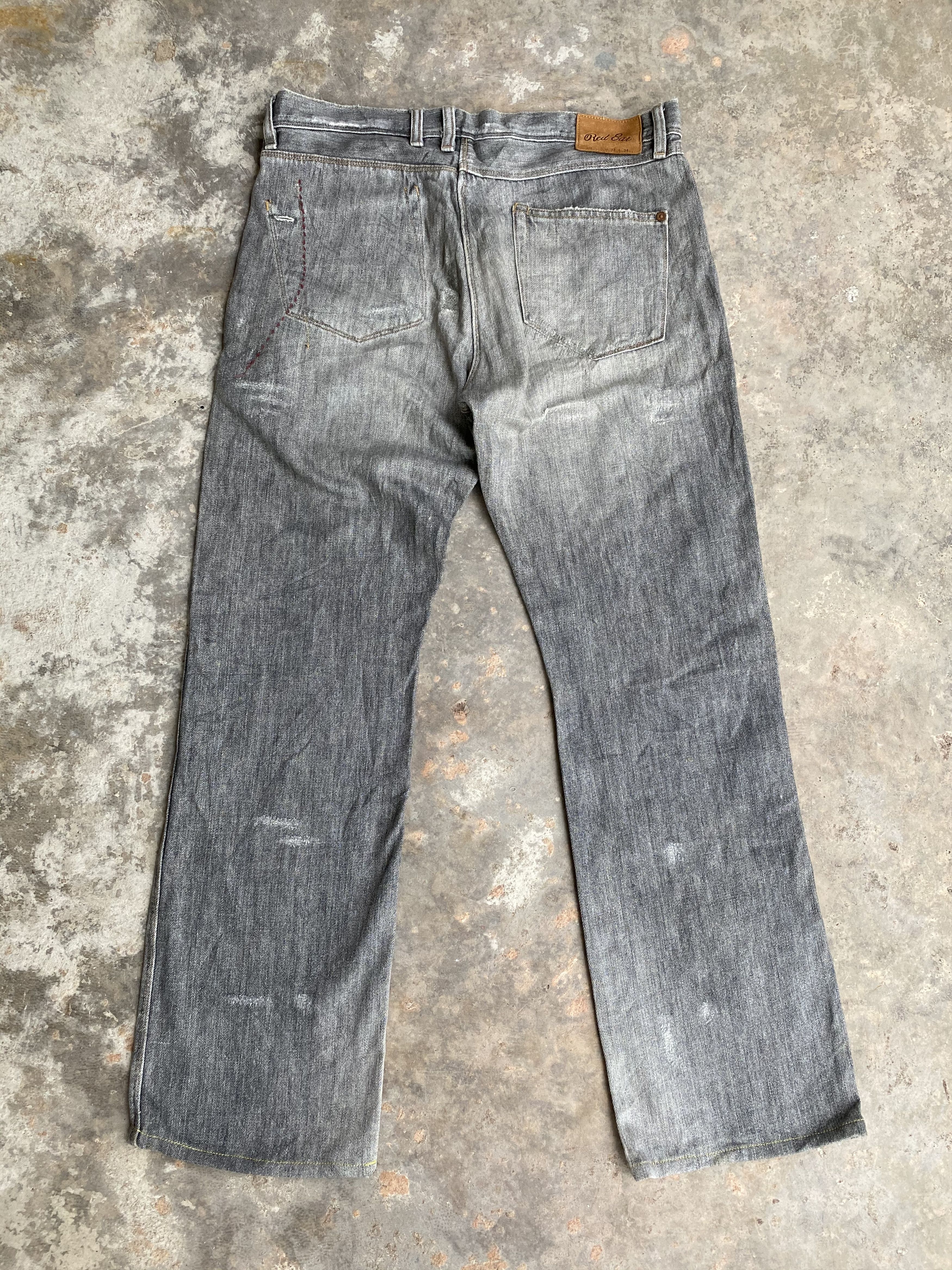 Paul Smith Red Ear Paul Smith Earth Tone Color Distressed Denim Size US 34 / EU 50 - 2 Thumbnail