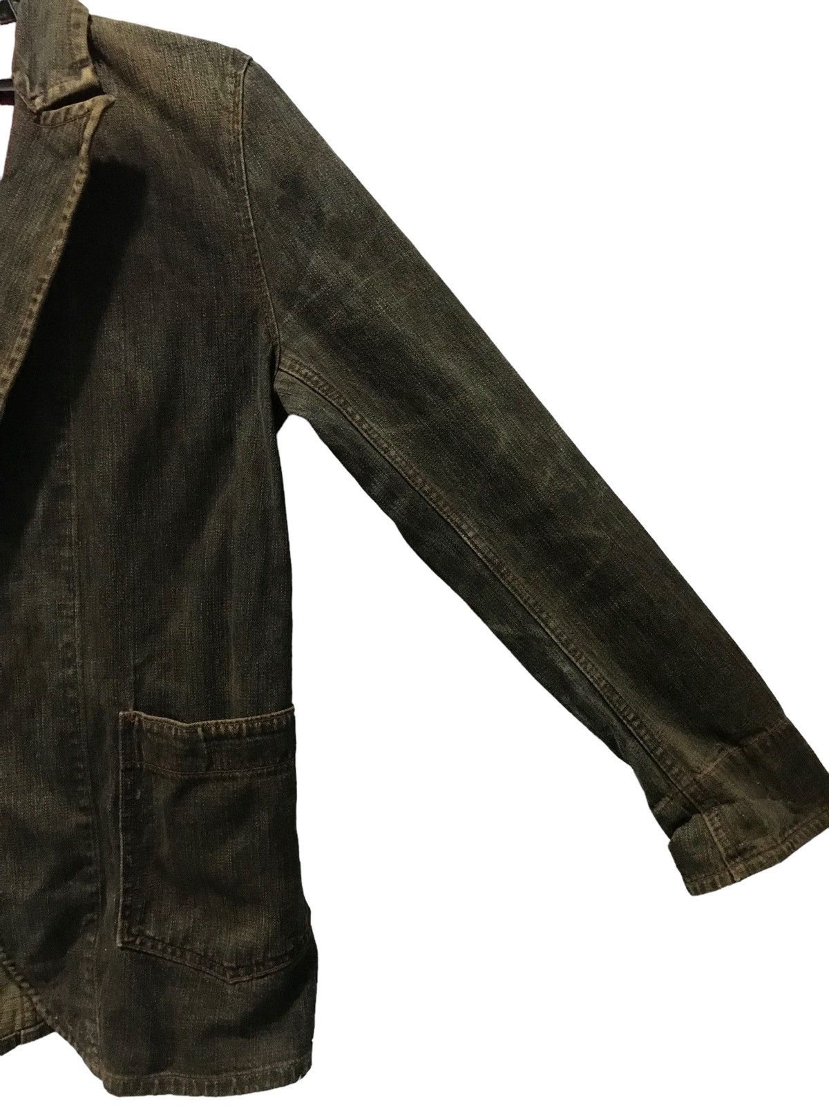Johnbull × Vintage VINTAGE JOHN BULL CO. THE AMERICAN SPIRIT DENIM BLAZER COAT Size US M / EU 48-50 / 2 - 3 Thumbnail