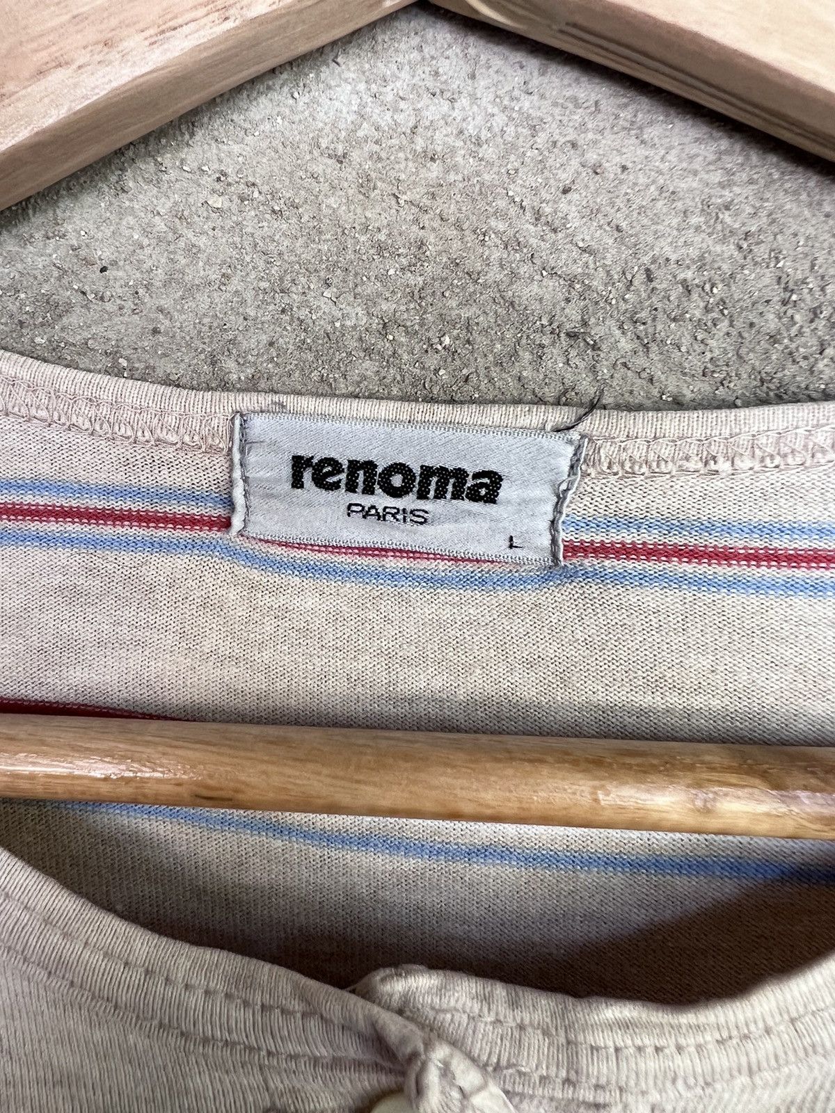 Renoma Vintage Renoma Striped Design Long Sleeve Tshirt Size US L / EU 52-54 / 3 - 5 Thumbnail