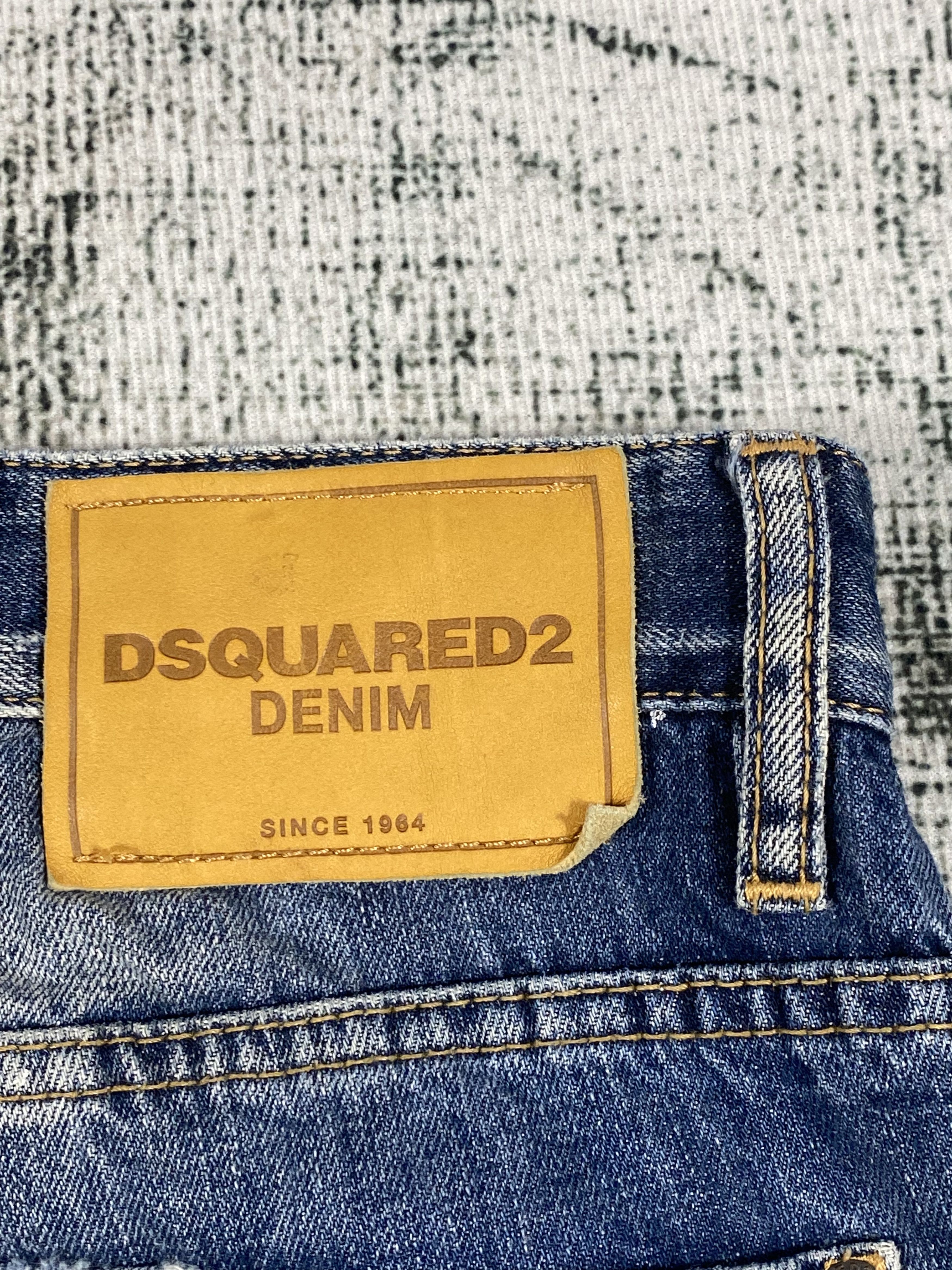 Dsquared2 Dsquared2 Light Washed Distressed Denim Size US 32 / EU 48 - 13 Thumbnail