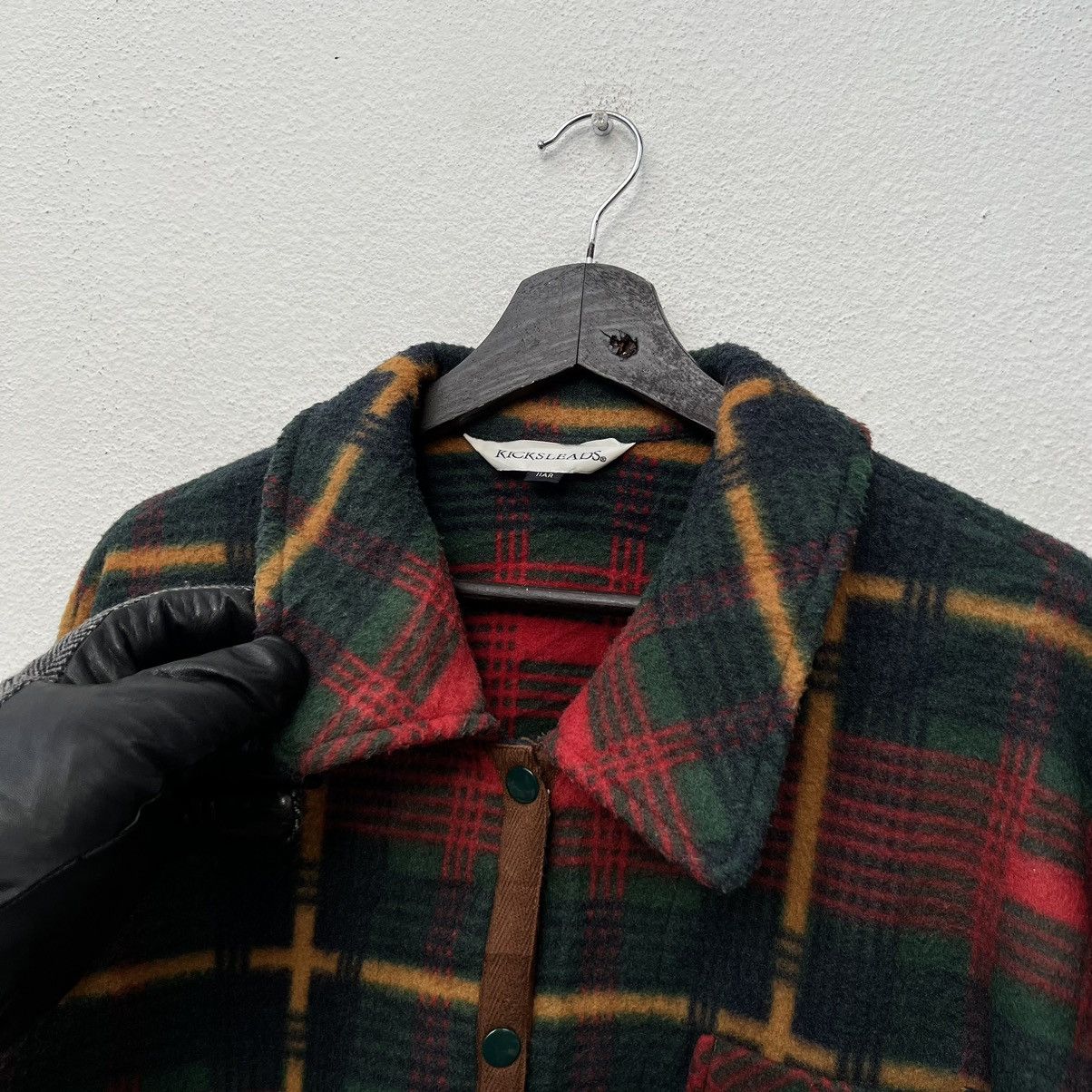 Hysteric Glamour VINTAGE KICKSLEADS PUNK STYLE JACKET TARTAN DESIGN WEAR Size US M / EU 48-50 / 2 - 5 Thumbnail