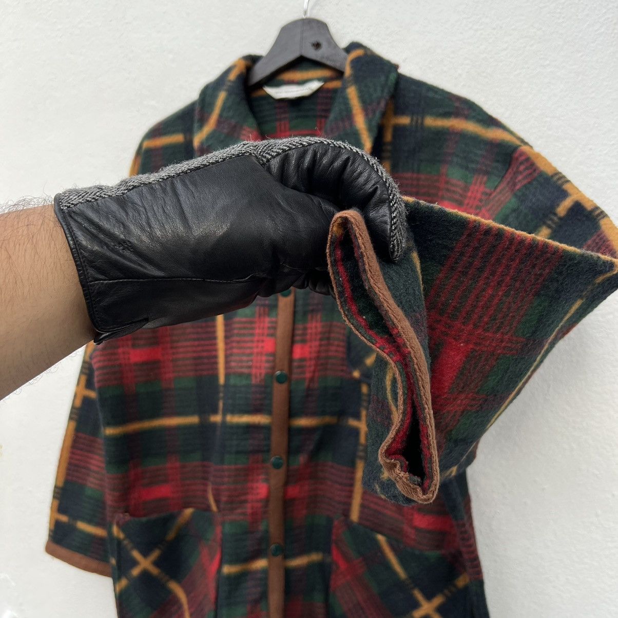 Hysteric Glamour VINTAGE KICKSLEADS PUNK STYLE JACKET TARTAN DESIGN WEAR Size US M / EU 48-50 / 2 - 4 Thumbnail