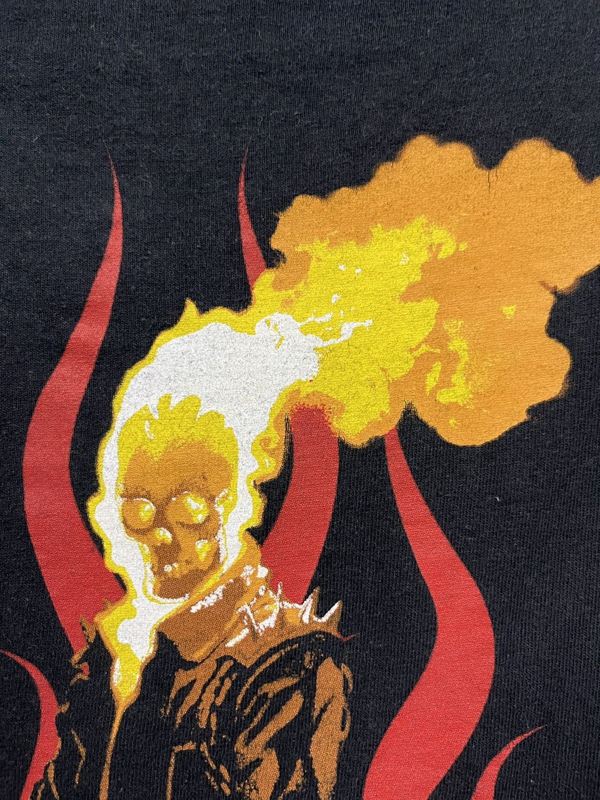 Marvel Comics × Vintage Thrashed Vintage Ghost Rider Marvel Card Game Shirt Size US XXL / EU 58 / 5 - 6 Thumbnail