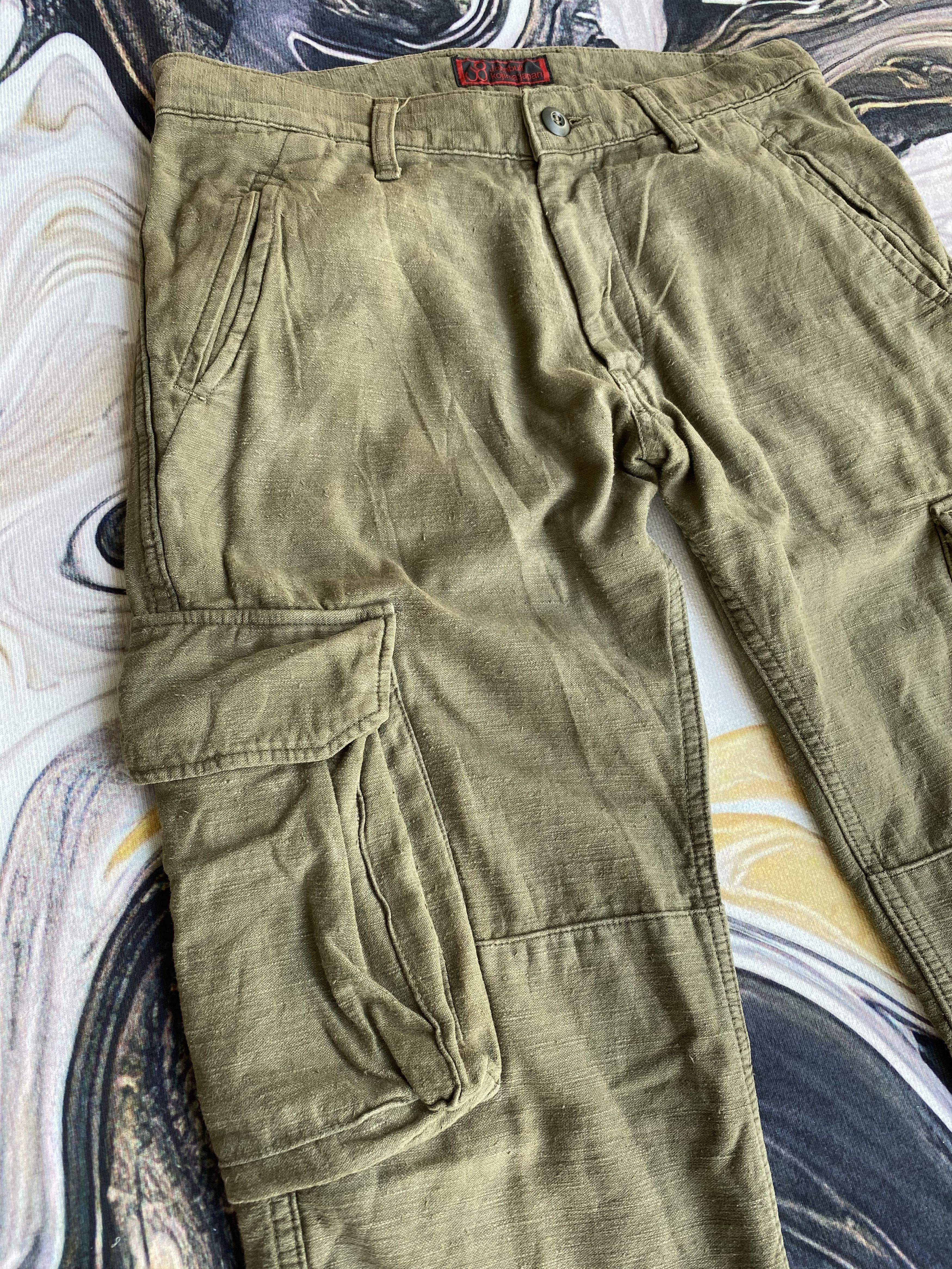 Japanese Brand × Johnbull John Bull Tactical Cargo Pants Multi Pocket Bondage Pants Size US 31 - 4 Thumbnail