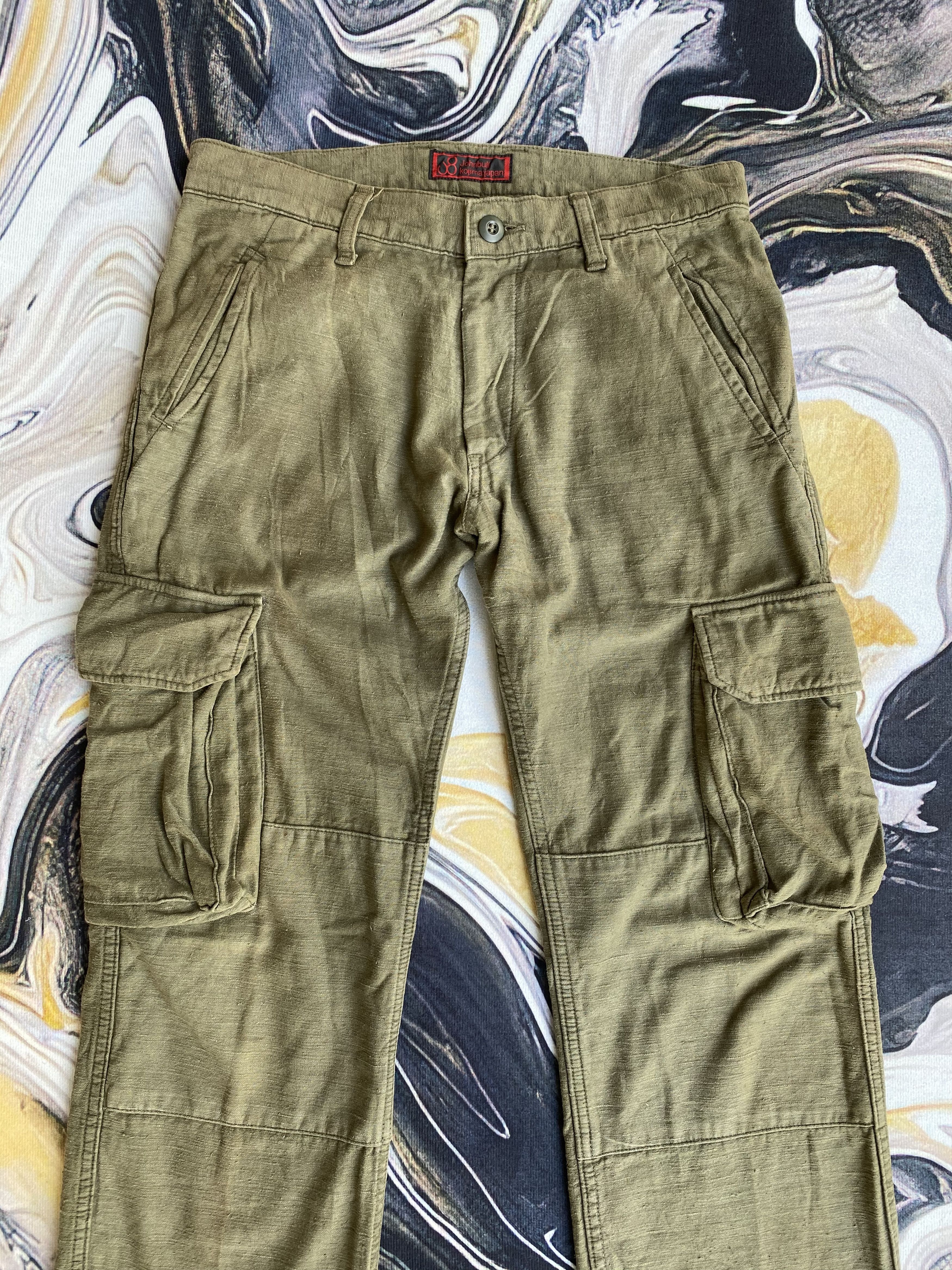 Japanese Brand × Johnbull John Bull Tactical Cargo Pants Multi Pocket Bondage Pants Size US 31 - 3 Thumbnail