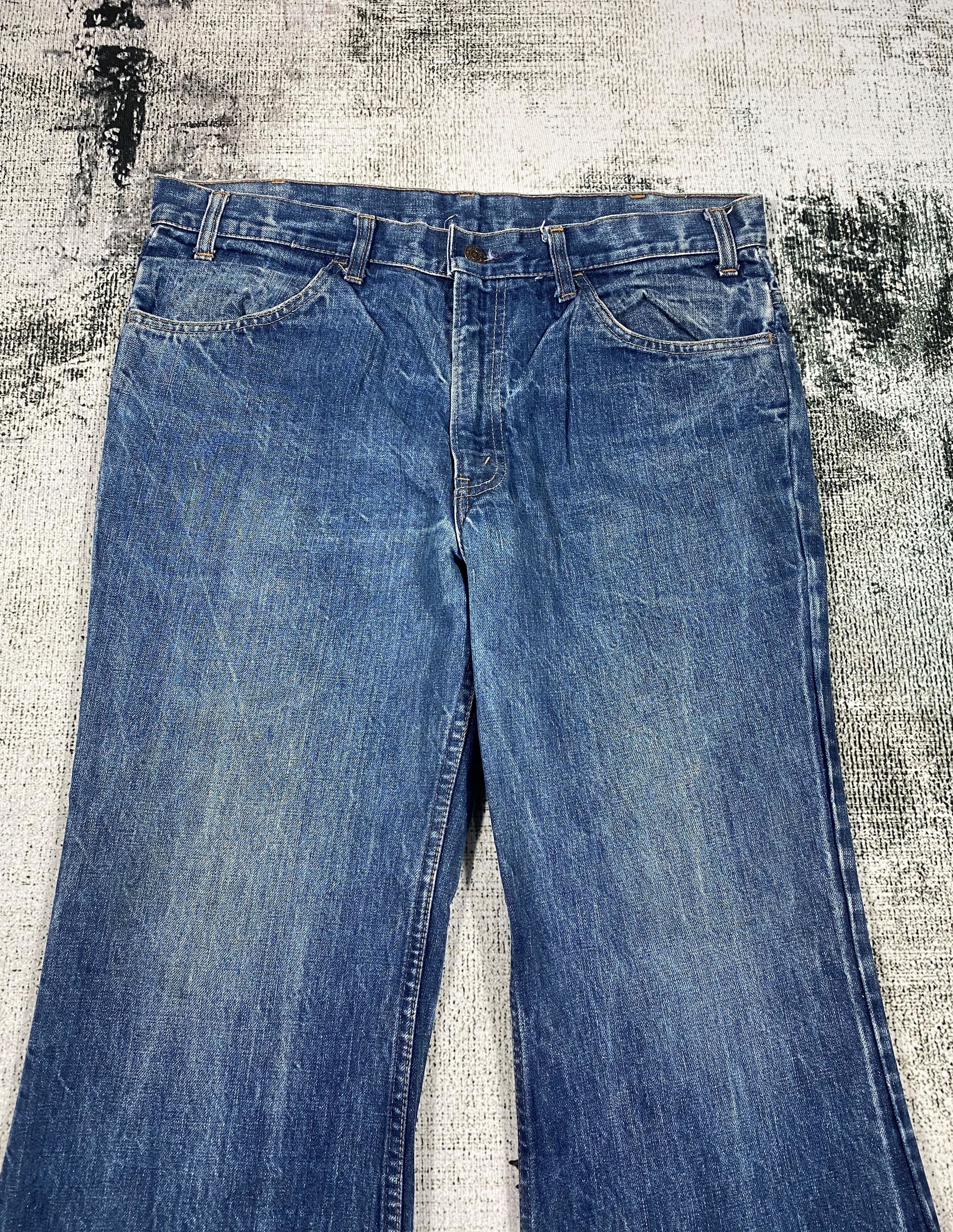 Levi's Vintage Clothing GRAIL🔥Vintage 70s Levi's 684 Bell Bottom Bootcut Flared Size US 35 - 3 Thumbnail