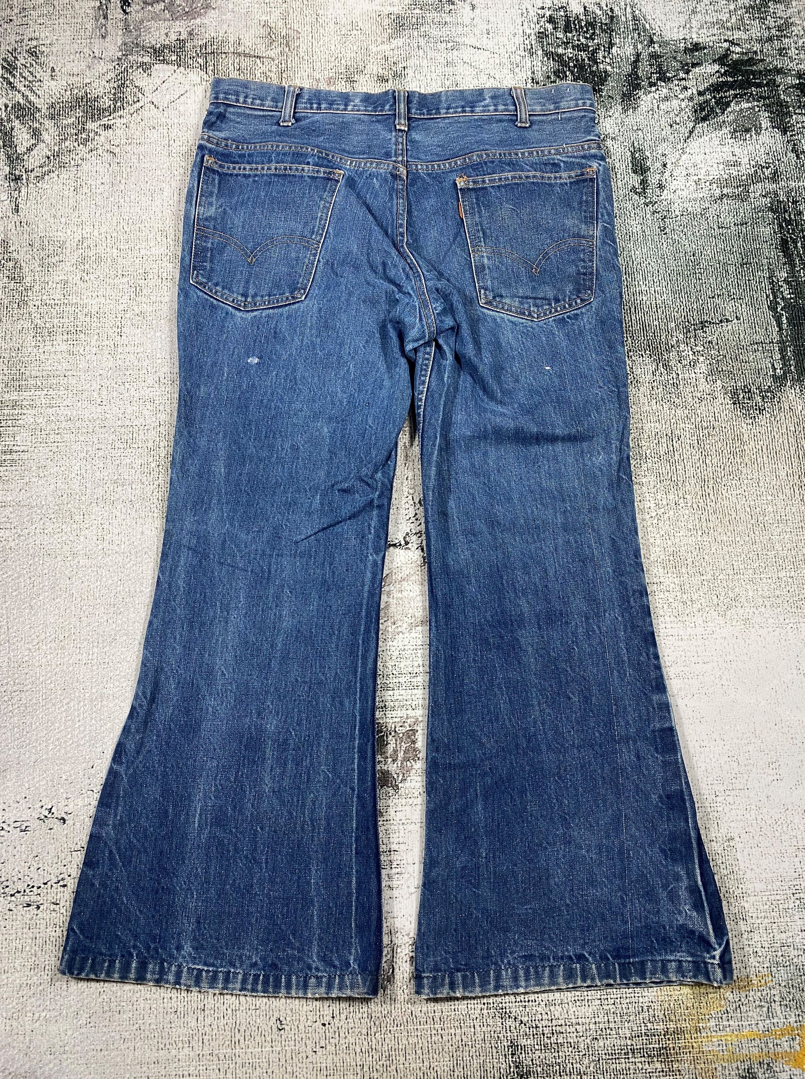 Levi's Vintage Clothing GRAIL🔥Vintage 70s Levi's 684 Bell Bottom Bootcut Flared Size US 35 - 2 Thumbnail