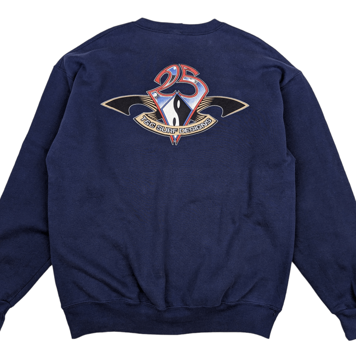 Vintage Vintage 90's T&C Surf Designs Big Logo Jumper Sweatshirt Size US XL / EU 56 / 4 - 6 Thumbnail