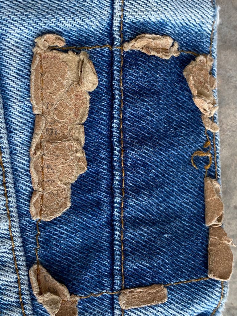 Levi's Vintage Clothing 90s Blue Wash Vintage Levi's 505 Jeans Distressed Denim Size US 34 / EU 50 - 17 Thumbnail