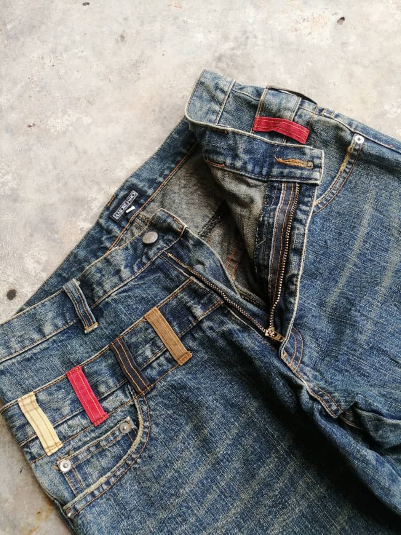 Japanese Brand Japanese Brand Double Waist Jeans Size US 32 / EU 48 - 3 Thumbnail