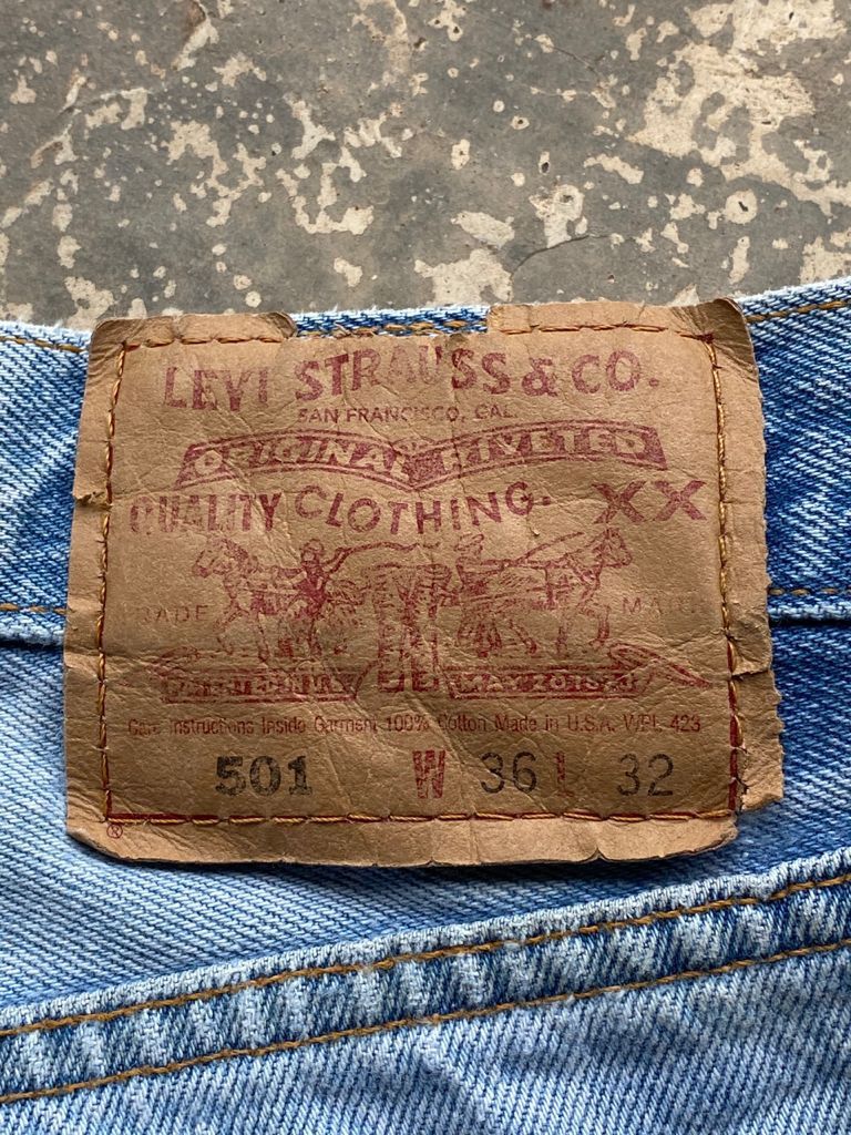 Levi's Light Wash Vintage Levi's 501 Jeans Made in USA 34x31 Size US 34 / EU 50 - 17 Thumbnail