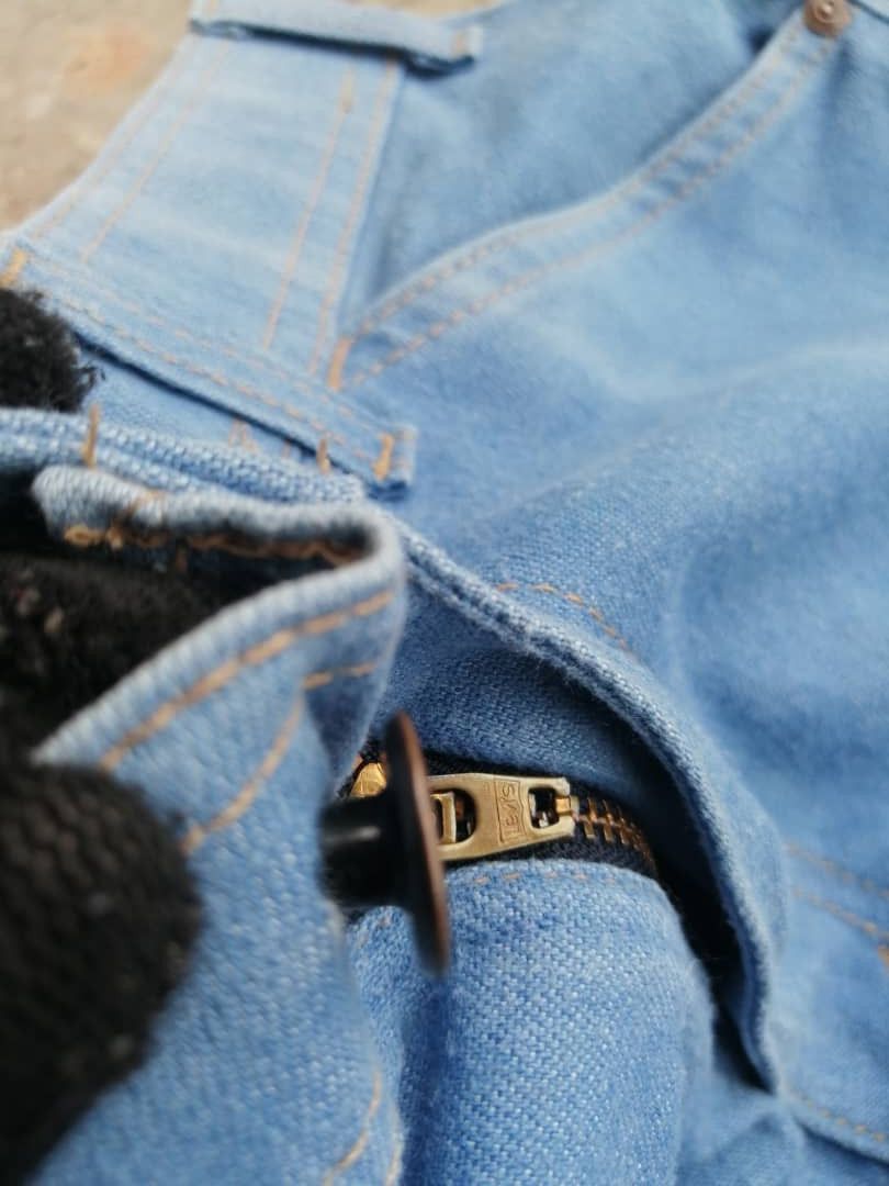 Levi's × Vintage Vintage Orange Tag 80s Levis Jeans Released Hem Size US 29 - 18 Thumbnail