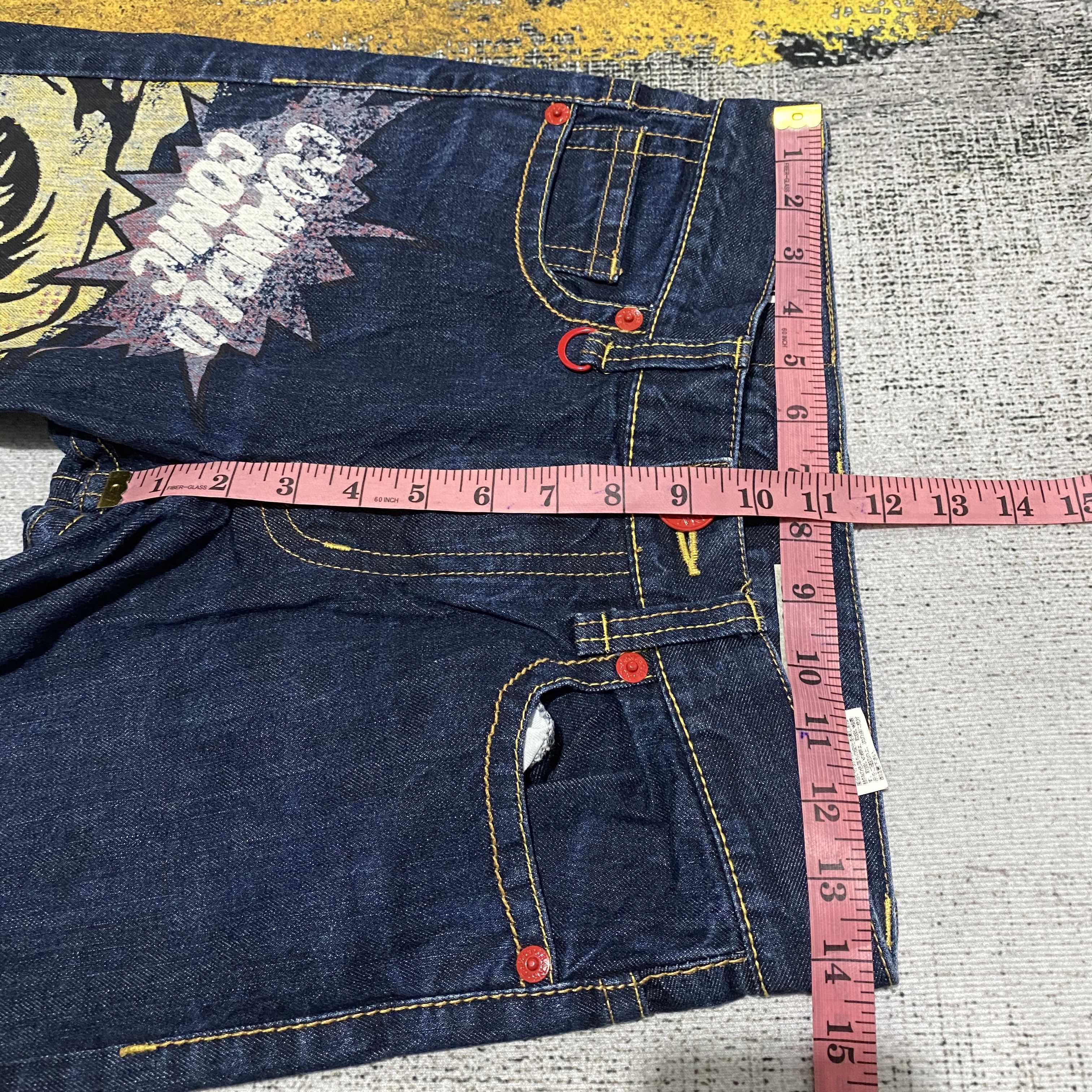 Japanese Brand RARE🔥Printed Face Arts Co&Lu Denim Japanese Brands Size US 27 - 16 Thumbnail
