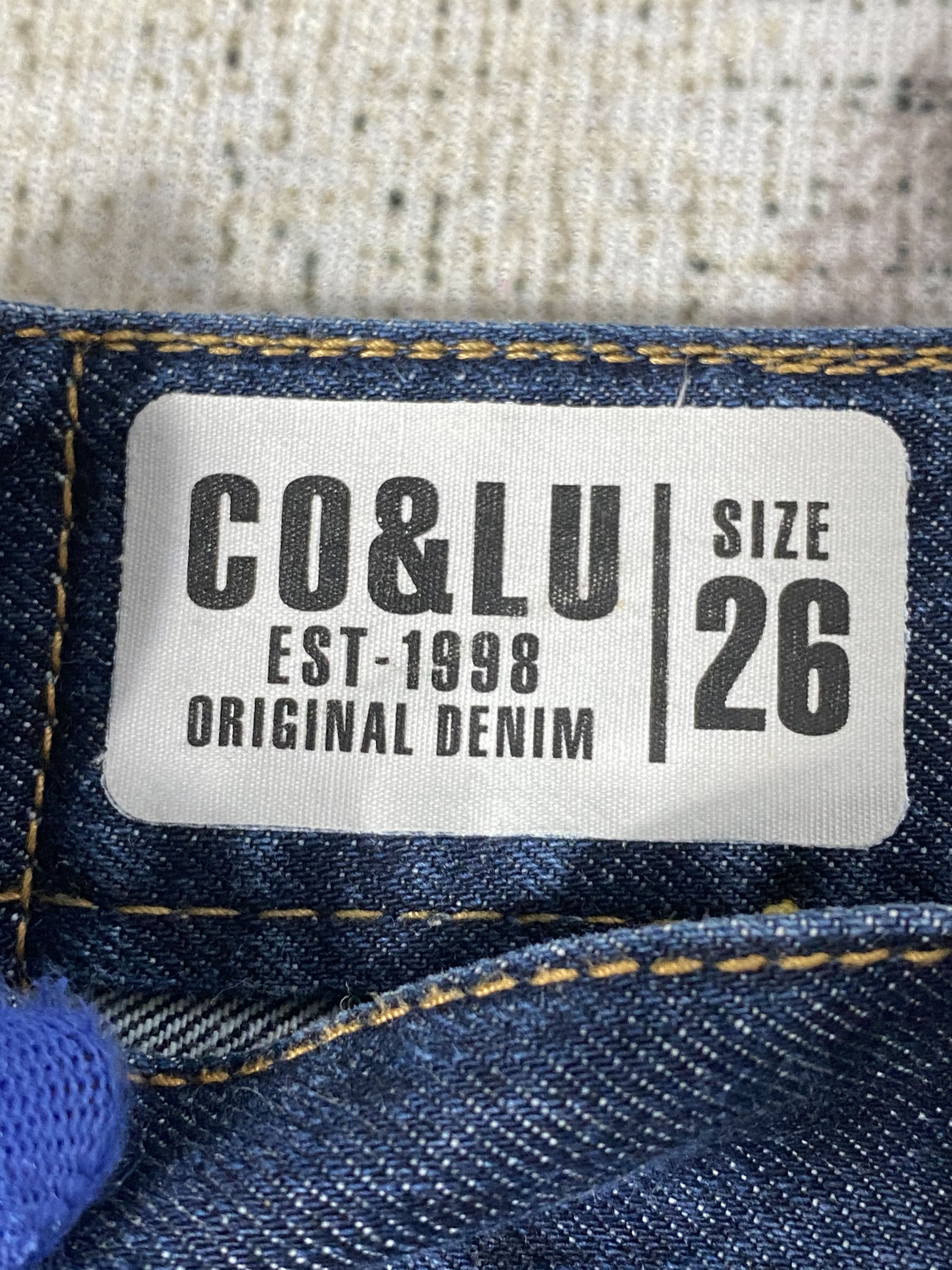 Japanese Brand RARE🔥Printed Face Arts Co&Lu Denim Japanese Brands Size US 27 - 9 Thumbnail