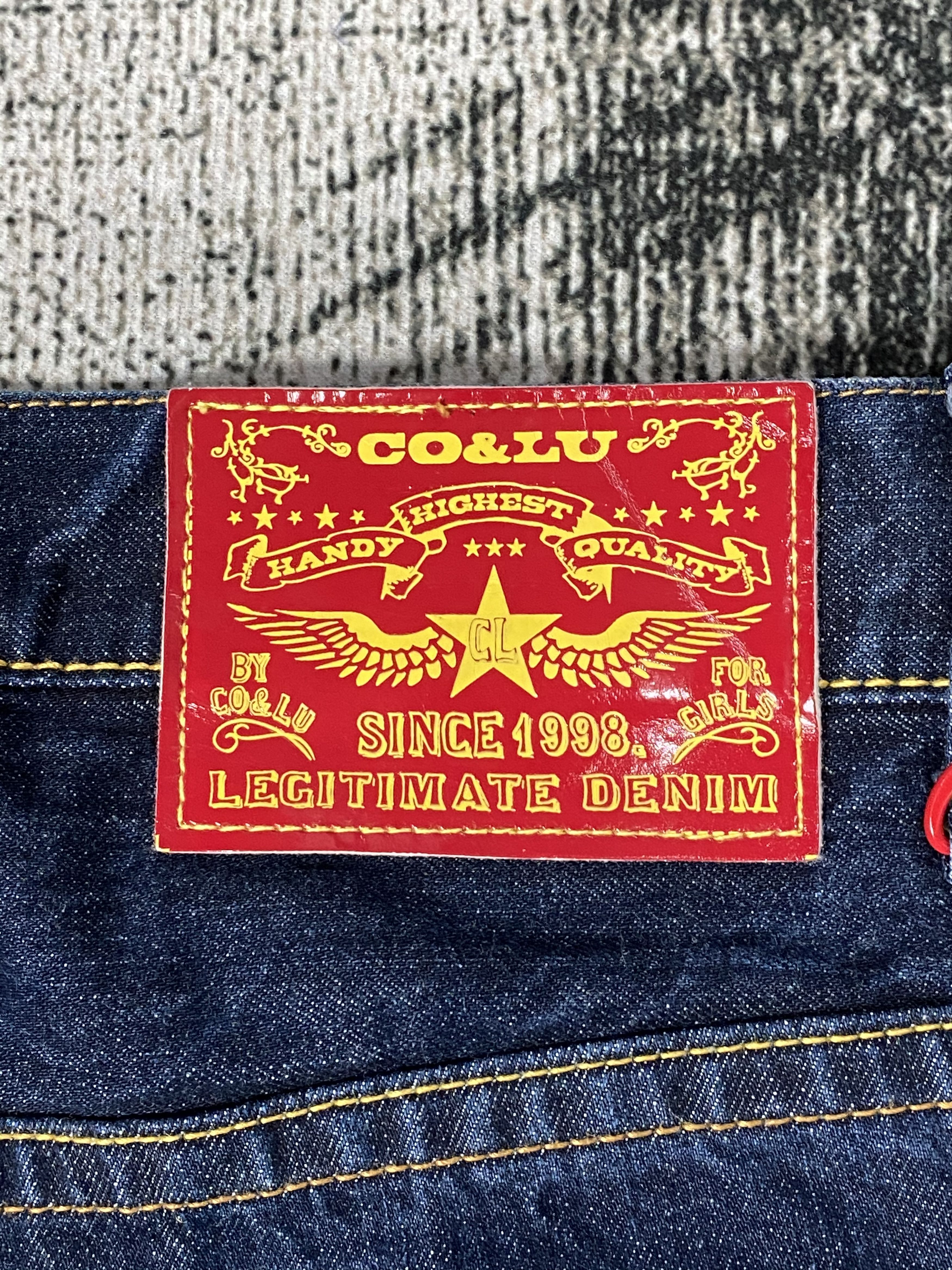 Japanese Brand RARE🔥Printed Face Arts Co&Lu Denim Japanese Brands Size US 27 - 14 Thumbnail