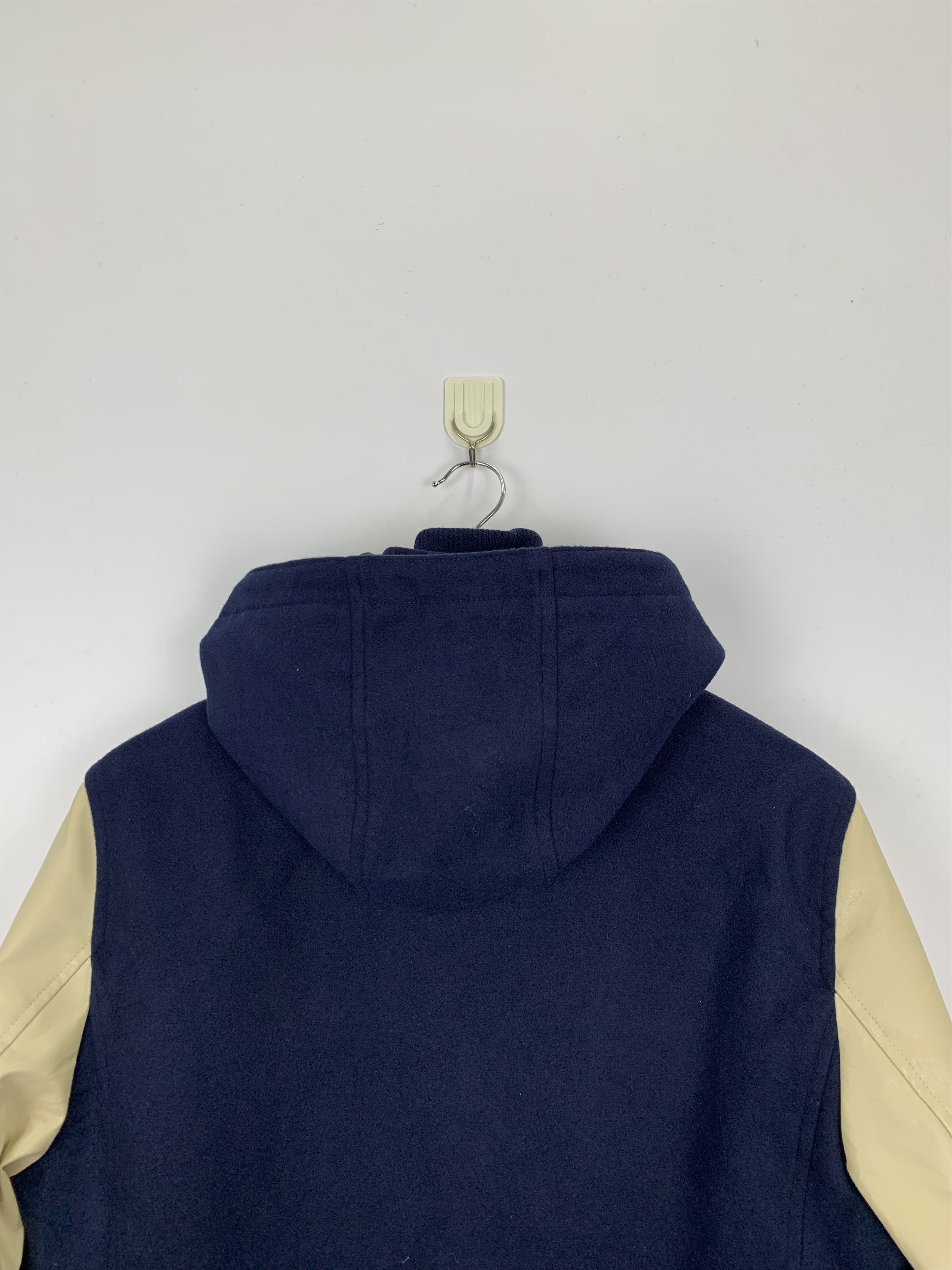 Vintage Vintage 90s Japanese Brand Sleeve Leather Varsity V0486 Size US L / EU 52-54 / 3 - 4 Thumbnail