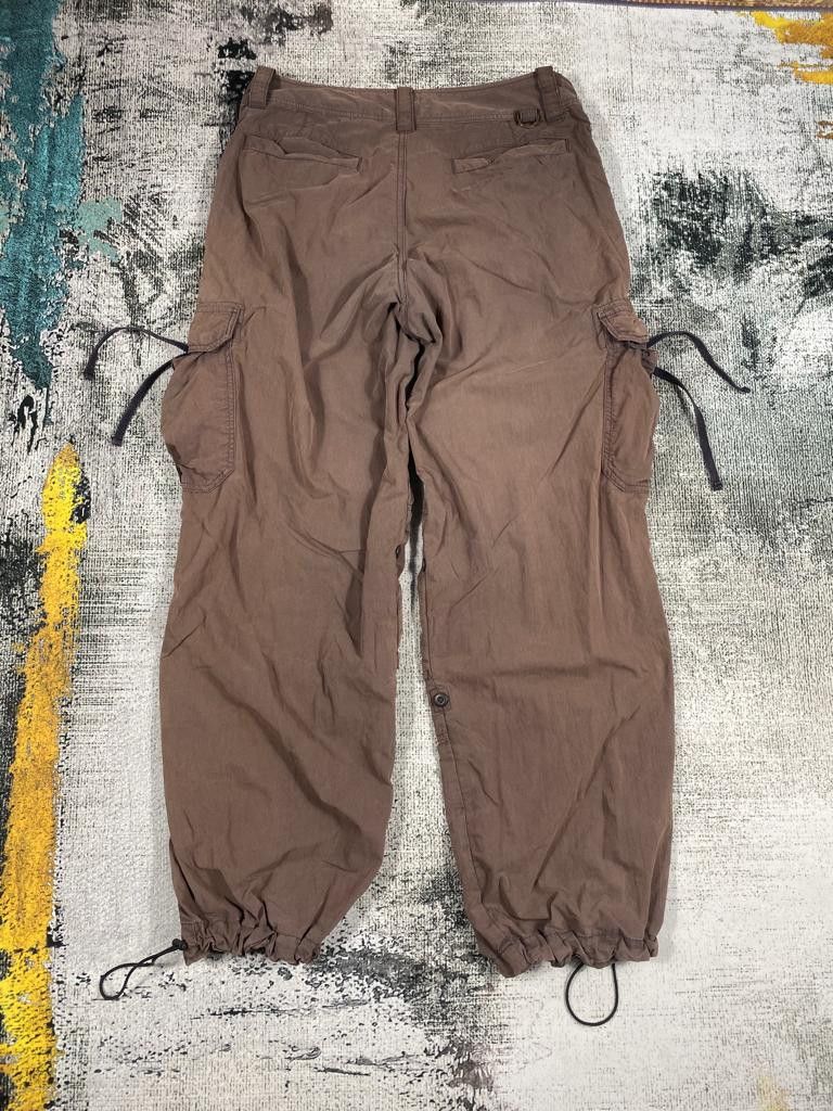 Japanese Brand × Vintage Parachute Bondage Utility Multi Pocket Light Cargo Pants Size US 31 - 2 Thumbnail
