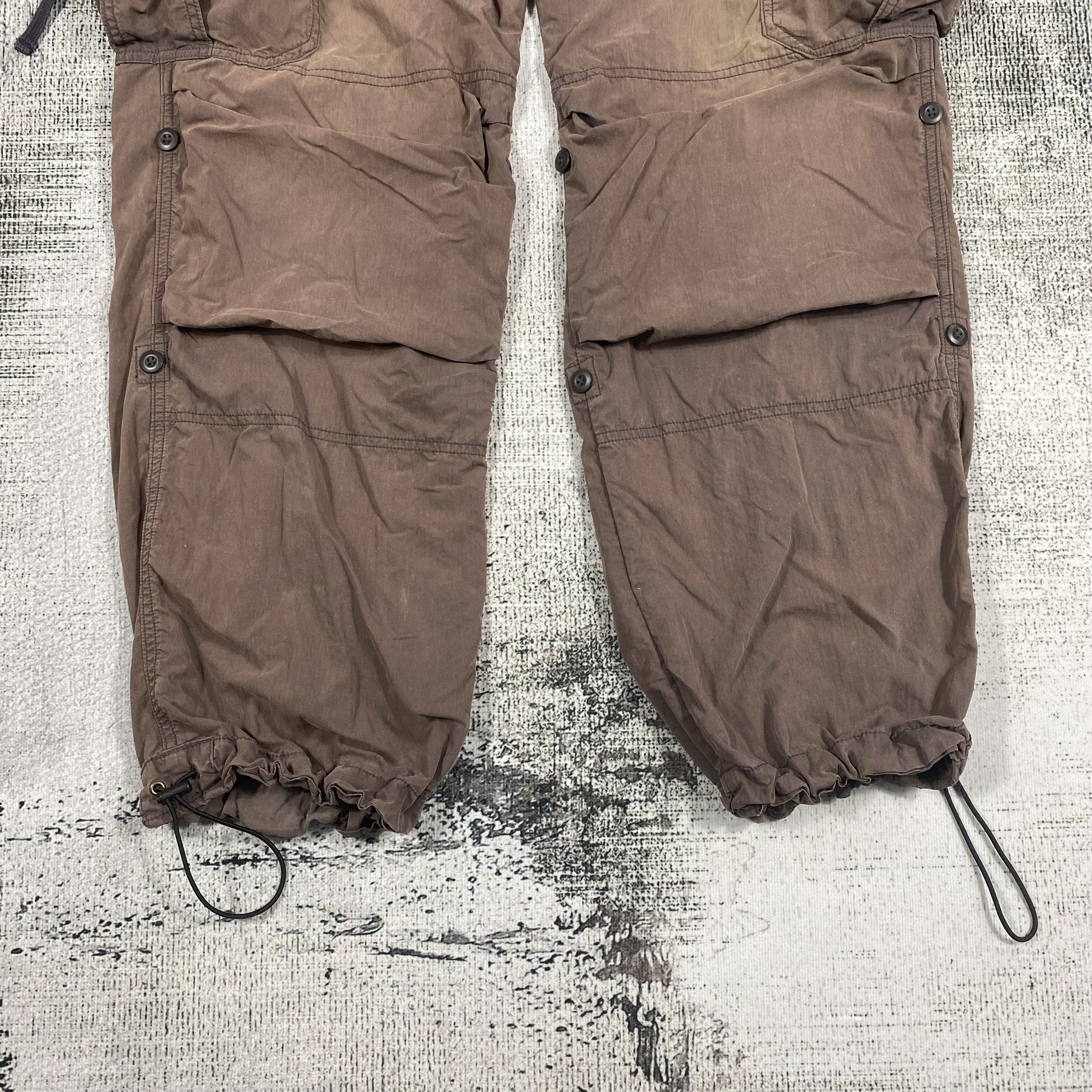 Japanese Brand × Vintage Parachute Bondage Utility Multi Pocket Light Cargo Pants Size US 31 - 6 Thumbnail