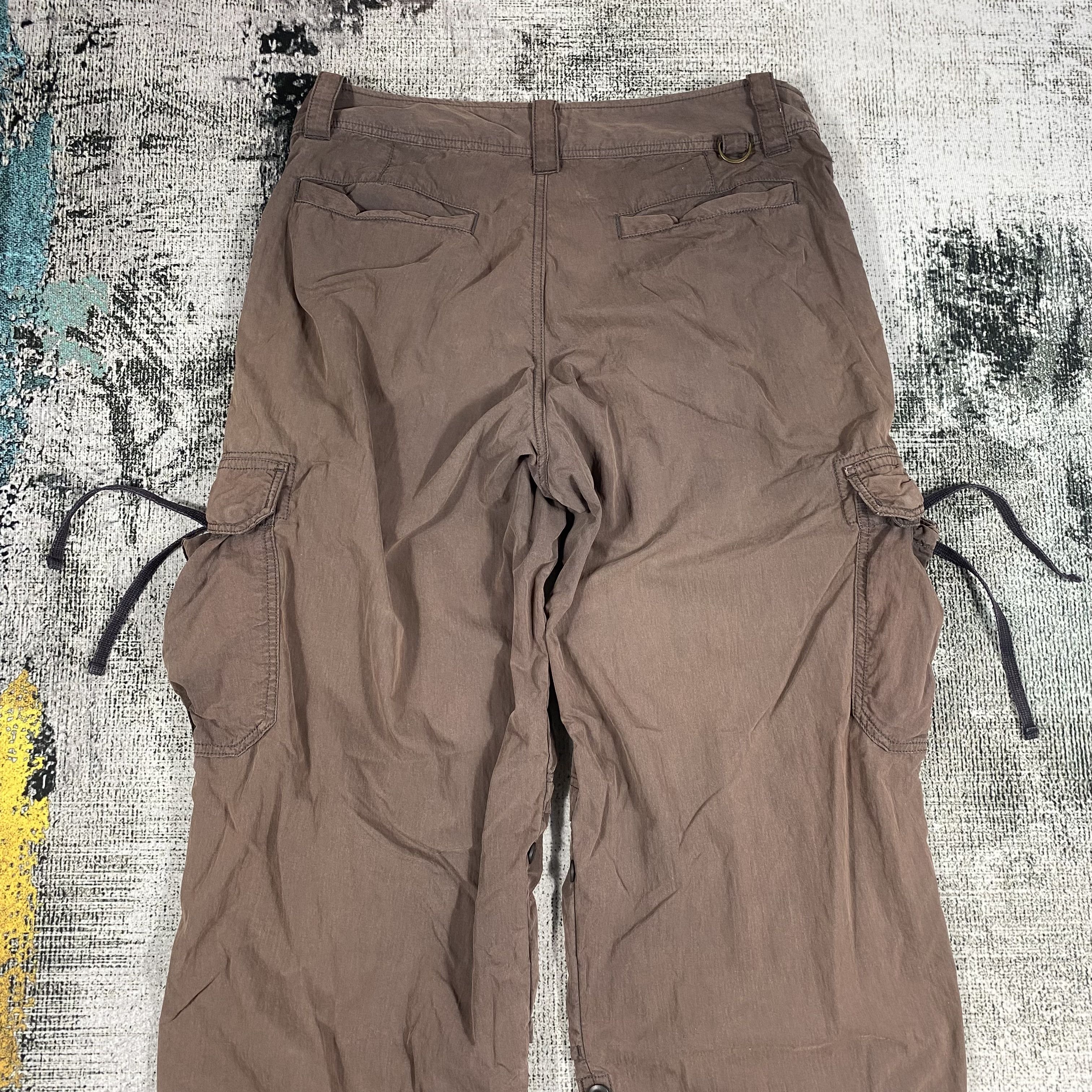 Japanese Brand × Vintage Parachute Bondage Utility Multi Pocket Light Cargo Pants Size US 31 - 10 Thumbnail