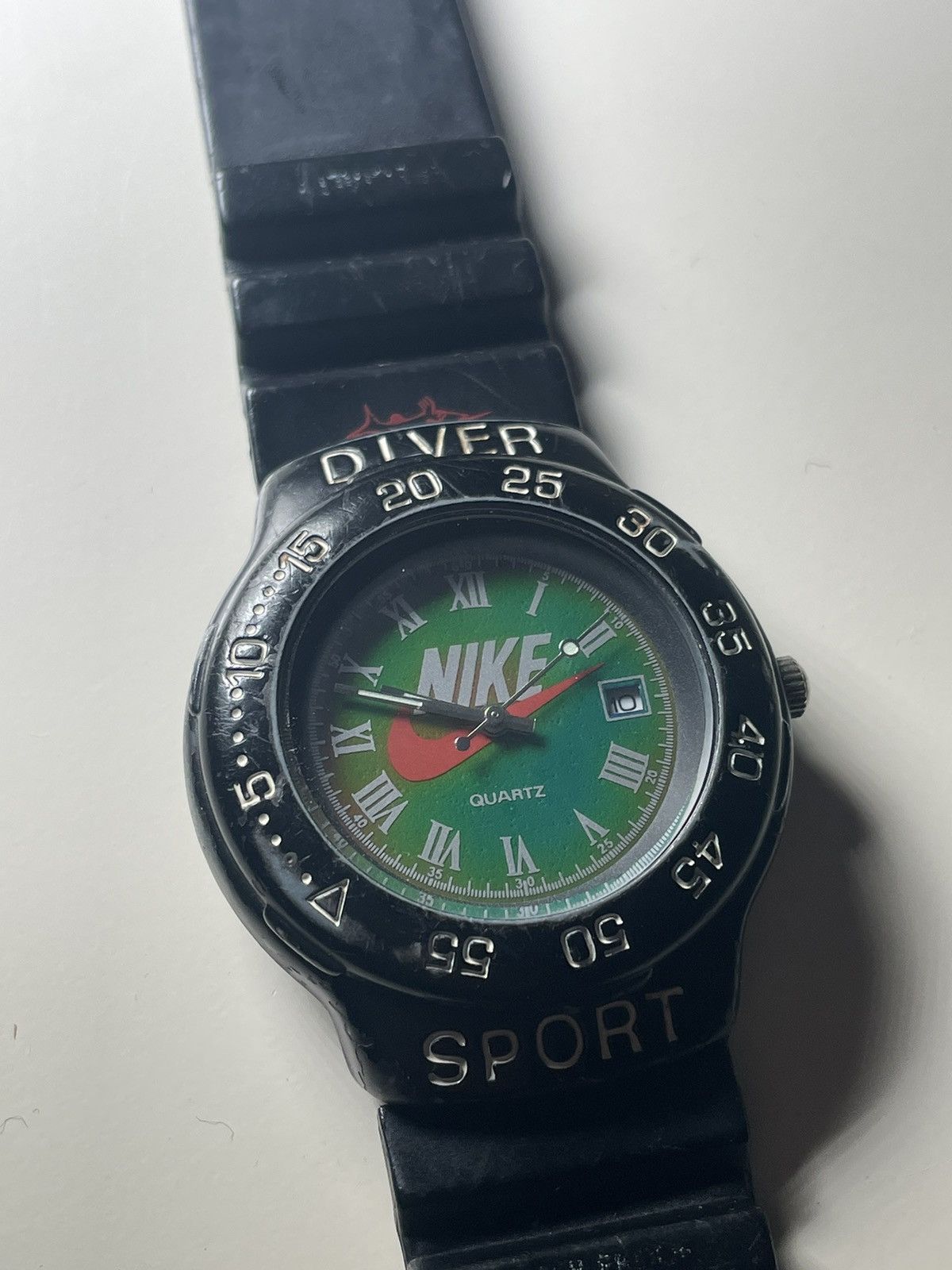 Pre-owned Nike X Vintage Nike Mood Watch In Black