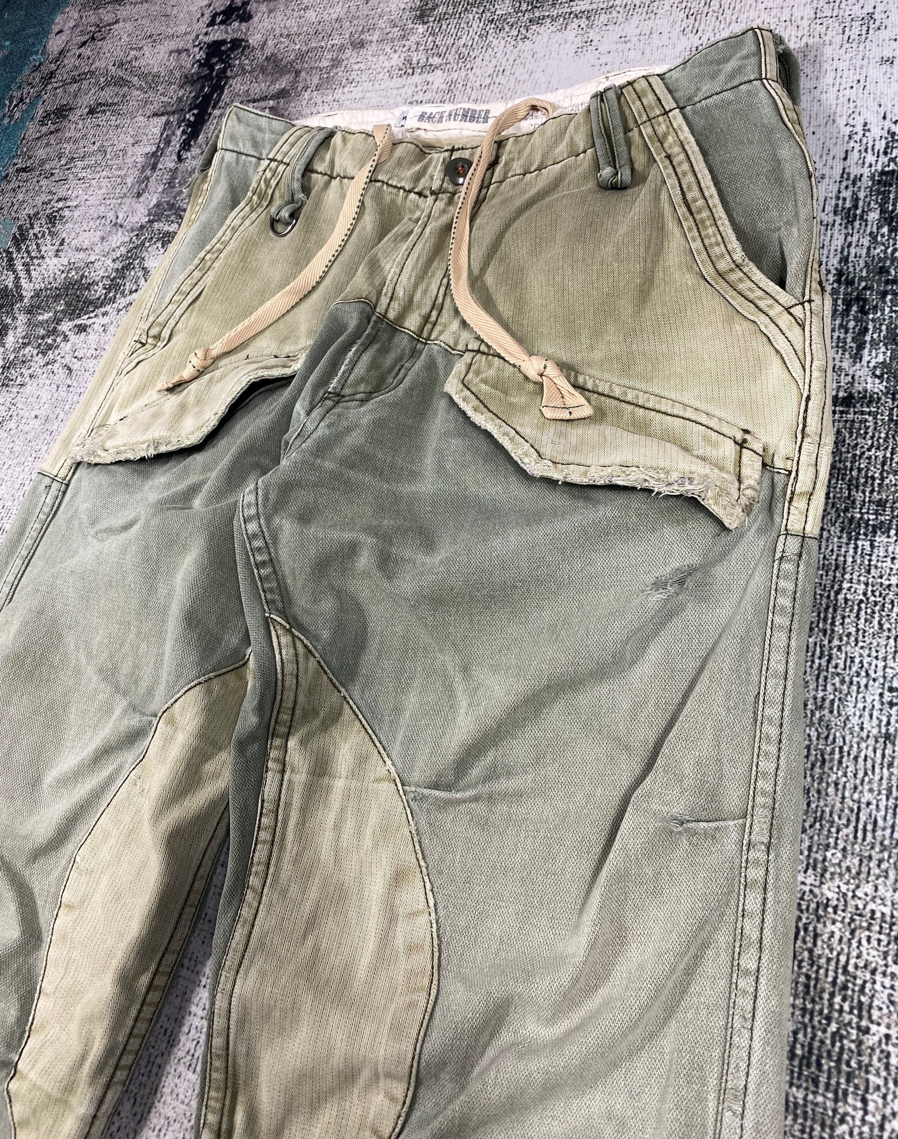 Japanese Brand × Vintage Japanese Sunfaded Back Number Utility Tactical 6 Pockets Size US 30 / EU 46 - 5 Thumbnail