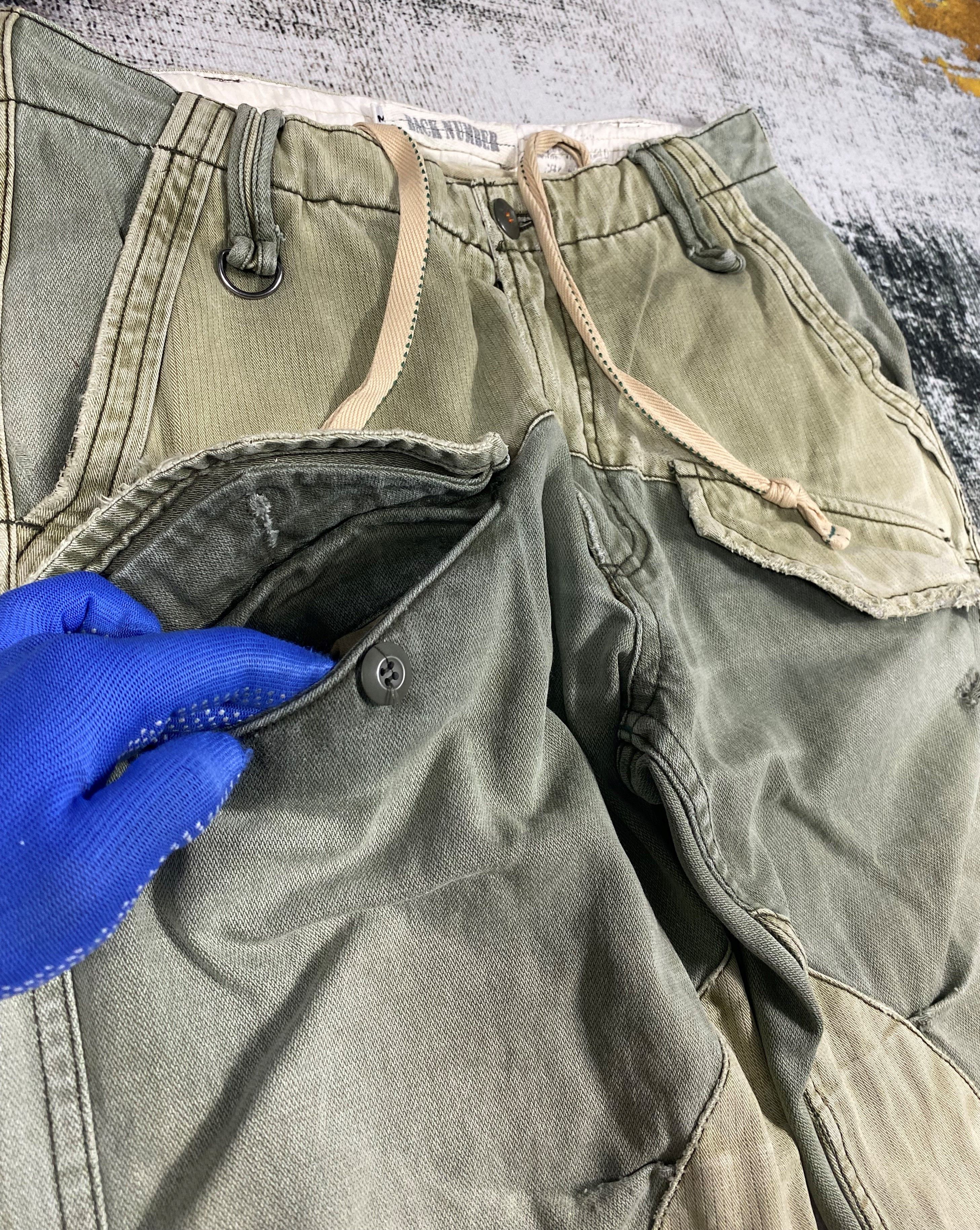 Japanese Brand × Vintage Japanese Sunfaded Back Number Utility Tactical 6 Pockets Size US 30 / EU 46 - 7 Thumbnail