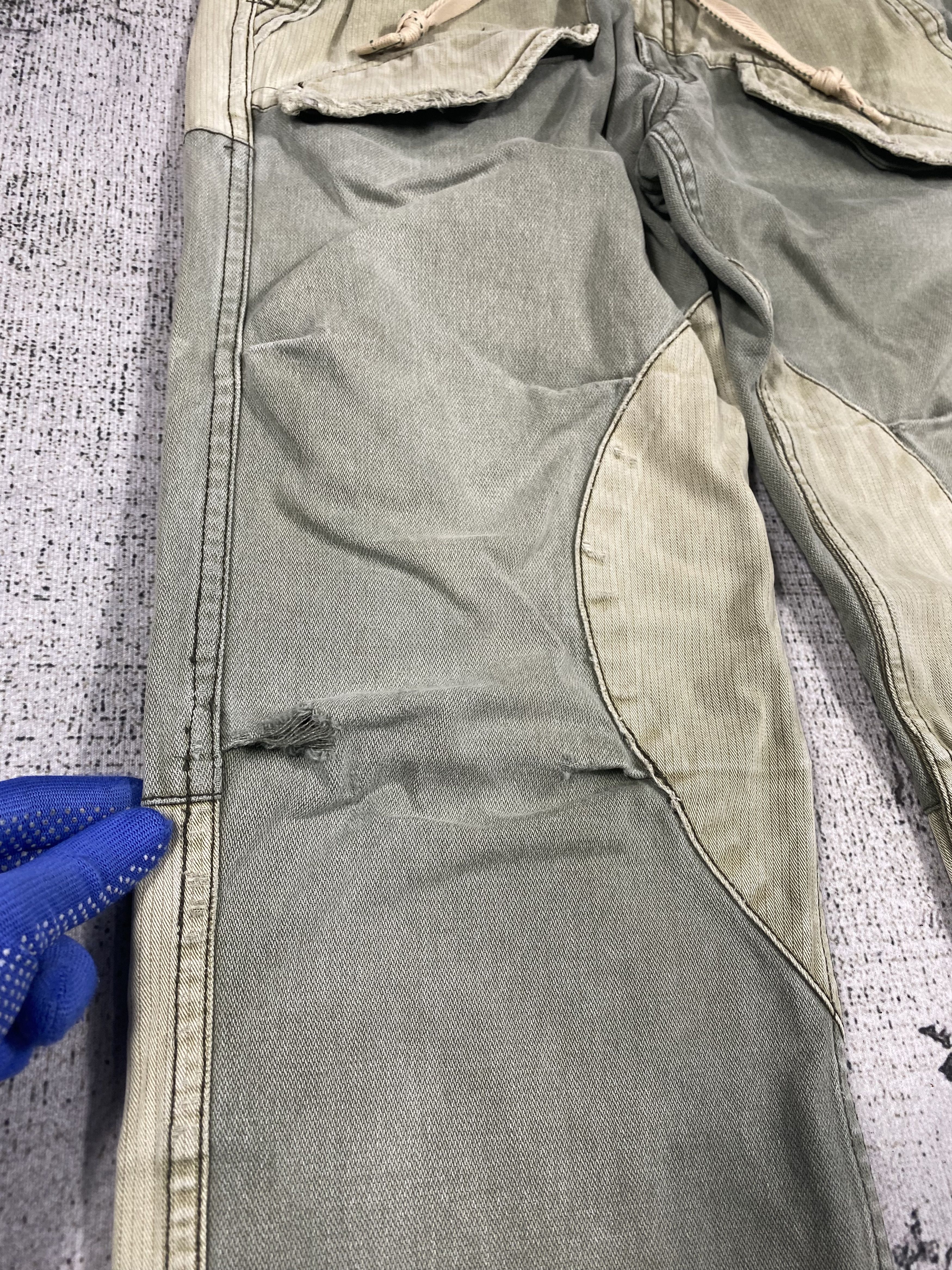 Japanese Brand × Vintage Japanese Sunfaded Back Number Utility Tactical 6 Pockets Size US 30 / EU 46 - 4 Thumbnail