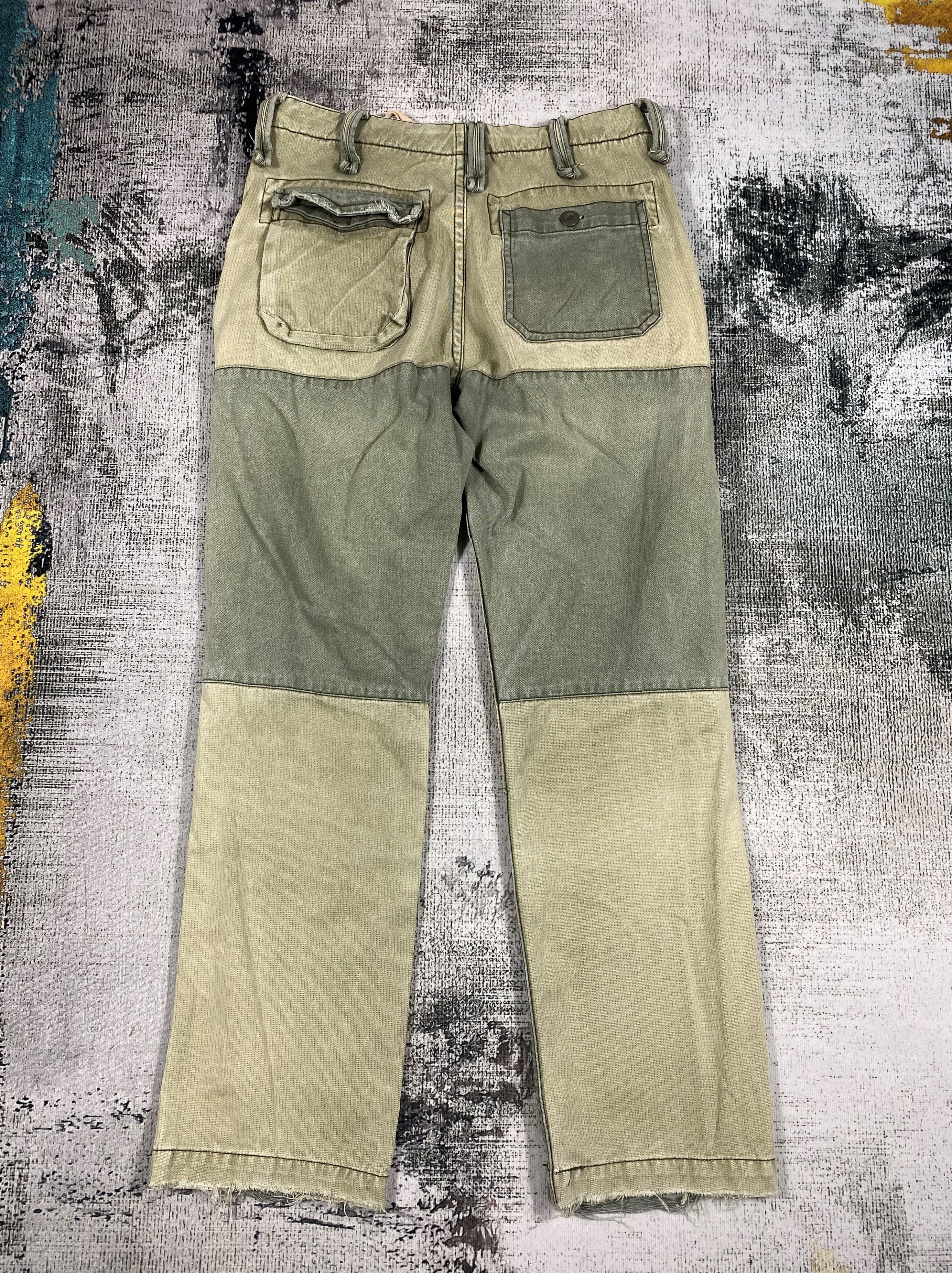 Japanese Brand × Vintage Japanese Sunfaded Back Number Utility Tactical 6 Pockets Size US 30 / EU 46 - 2 Thumbnail