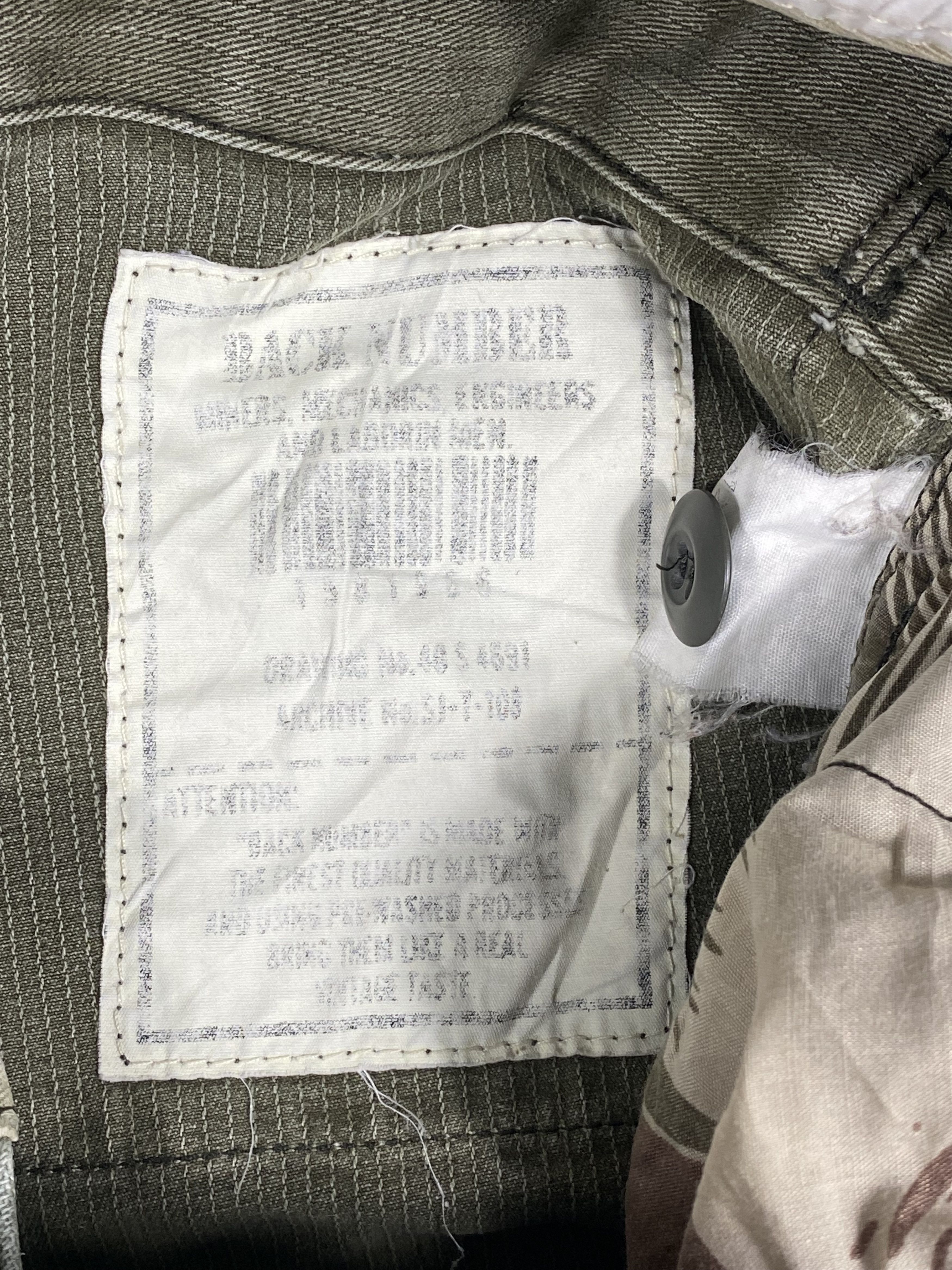 Japanese Brand × Vintage Japanese Sunfaded Back Number Utility Tactical 6 Pockets Size US 30 / EU 46 - 10 Thumbnail