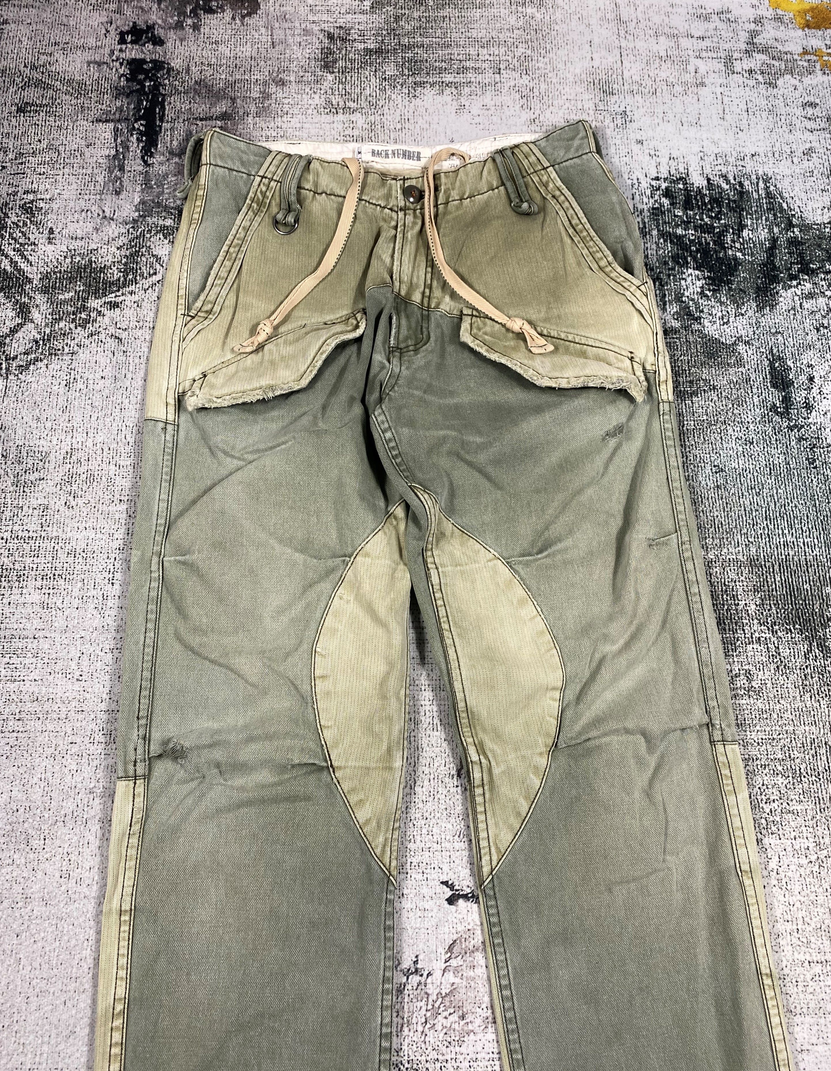 Japanese Brand × Vintage Japanese Sunfaded Back Number Utility Tactical 6 Pockets Size US 30 / EU 46 - 3 Thumbnail