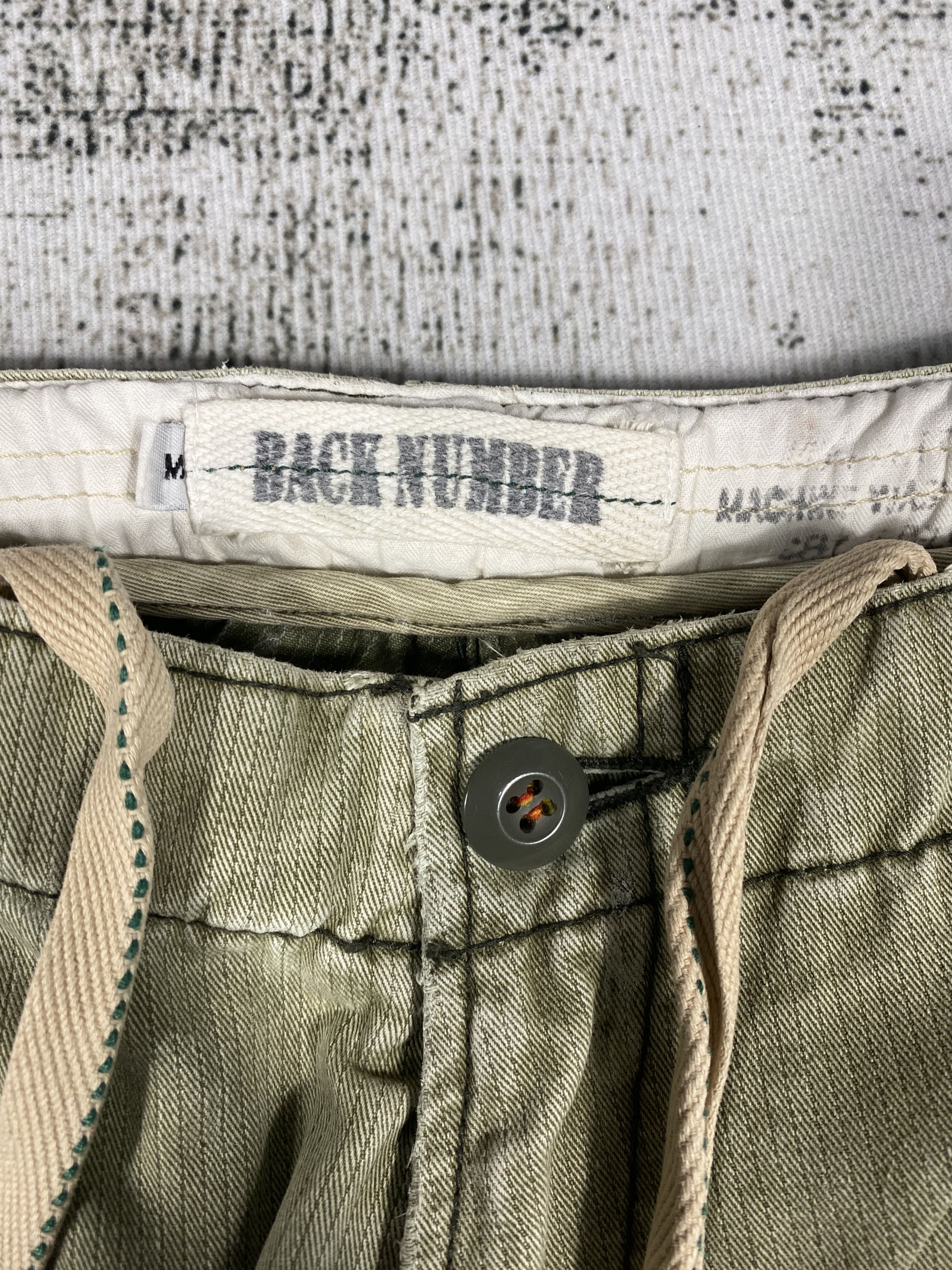 Japanese Brand × Vintage Japanese Sunfaded Back Number Utility Tactical 6 Pockets Size US 30 / EU 46 - 9 Thumbnail