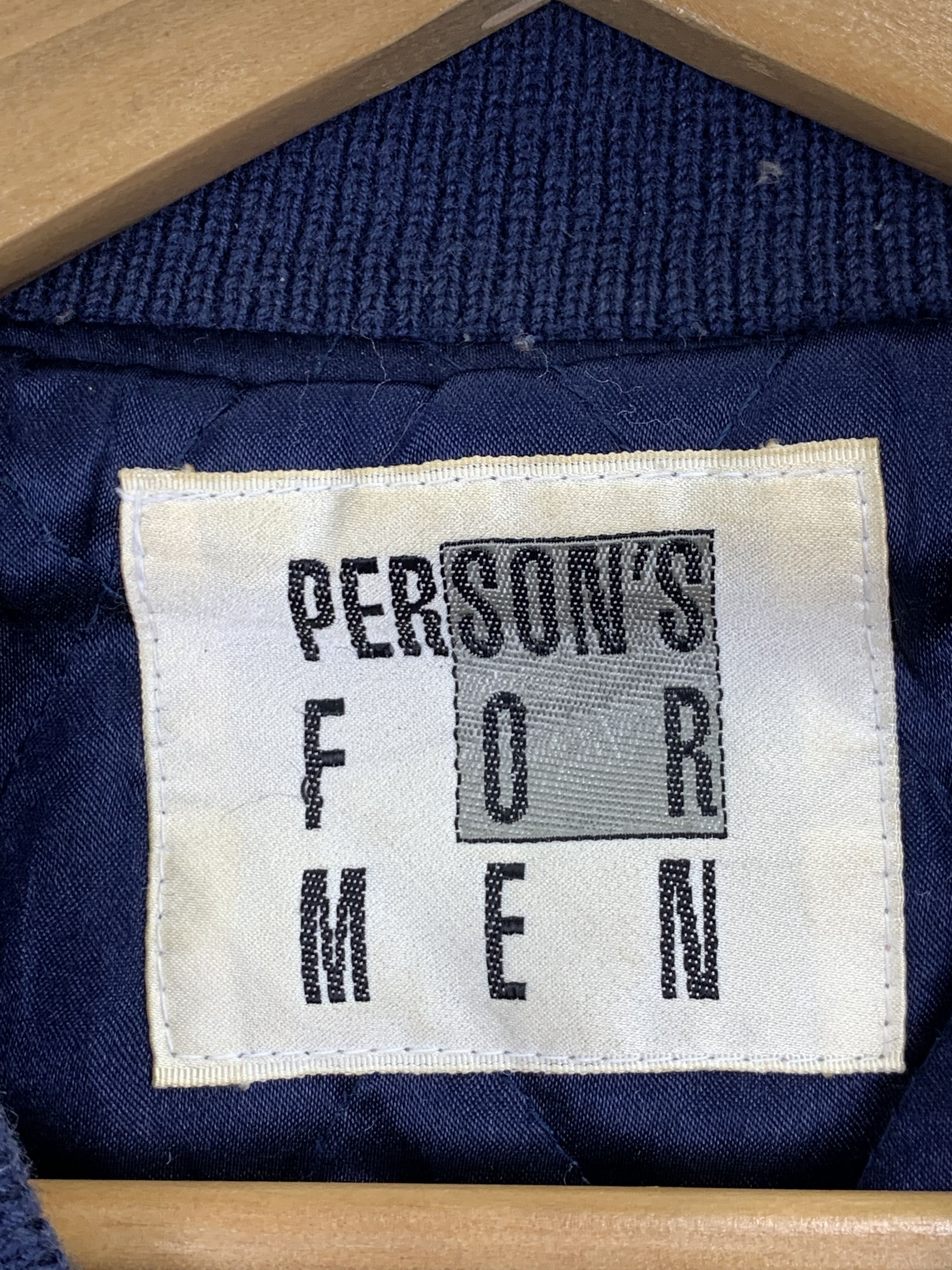PERSON'S Vintage 90s Persons For Men Varsity Embroidered Jacket V0479 Size US L / EU 52-54 / 3 - 5 Thumbnail