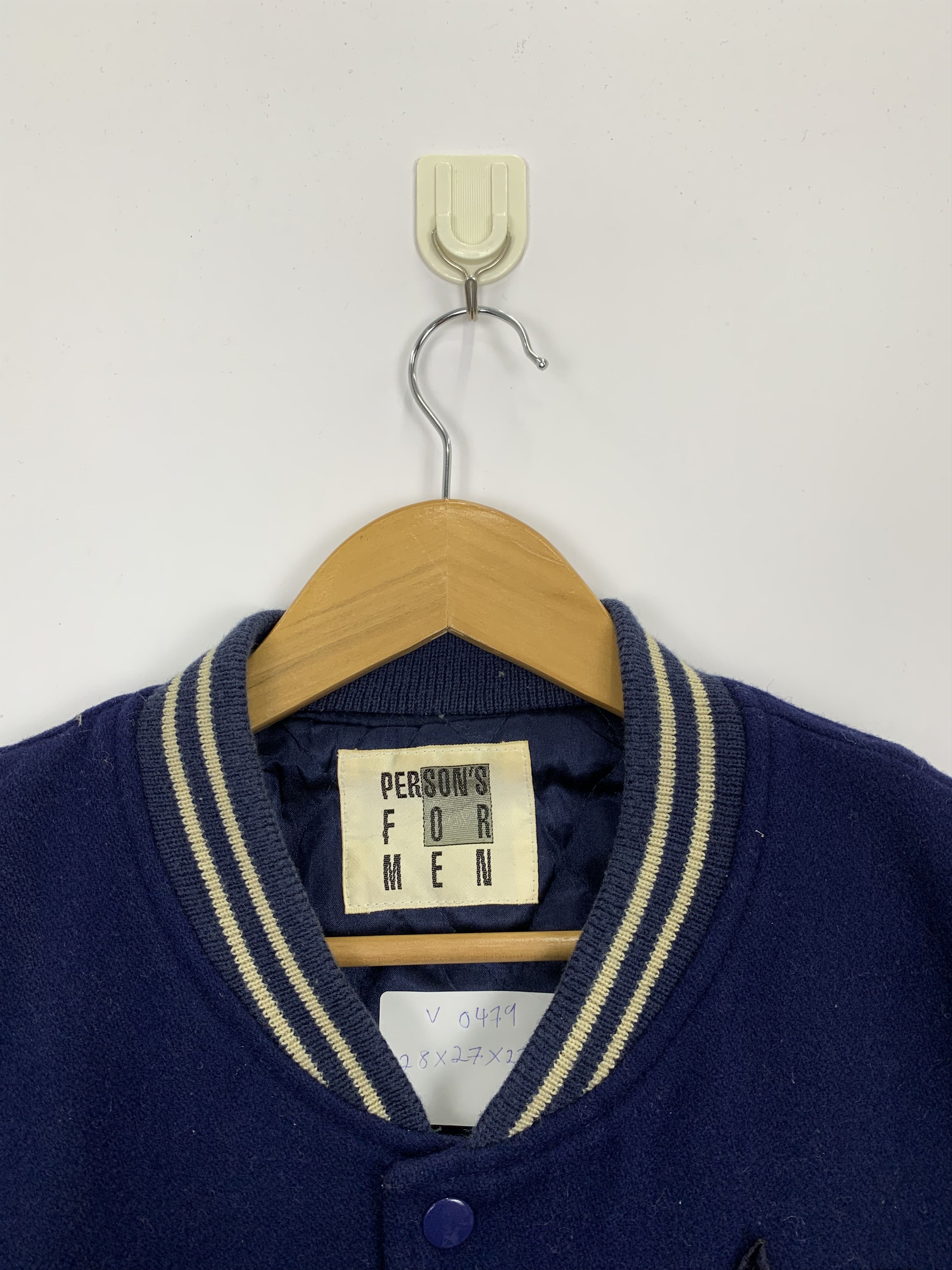 PERSON'S Vintage 90s Persons For Men Varsity Embroidered Jacket V0479 Size US L / EU 52-54 / 3 - 8 Thumbnail