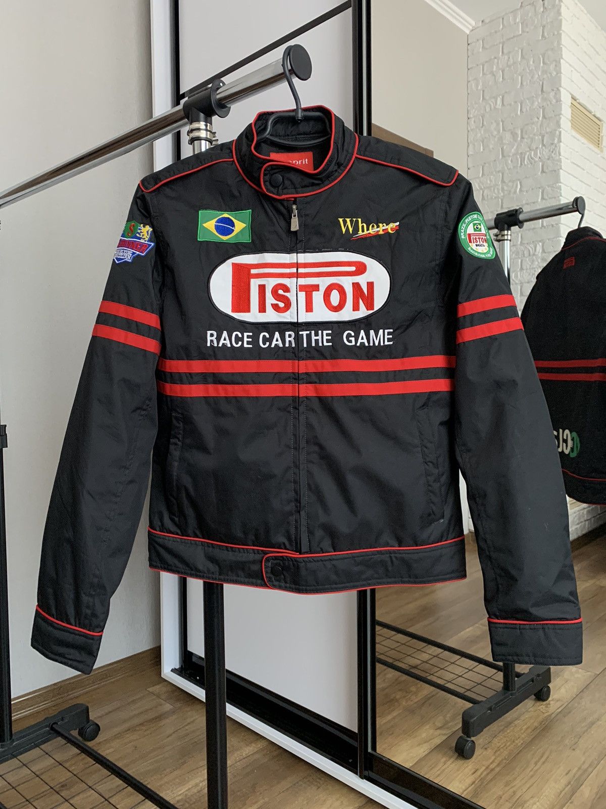 Other Piston Brazil Racing Jacket Vintage Size L / US 10 / IT 46 - 1 Thumbnail
