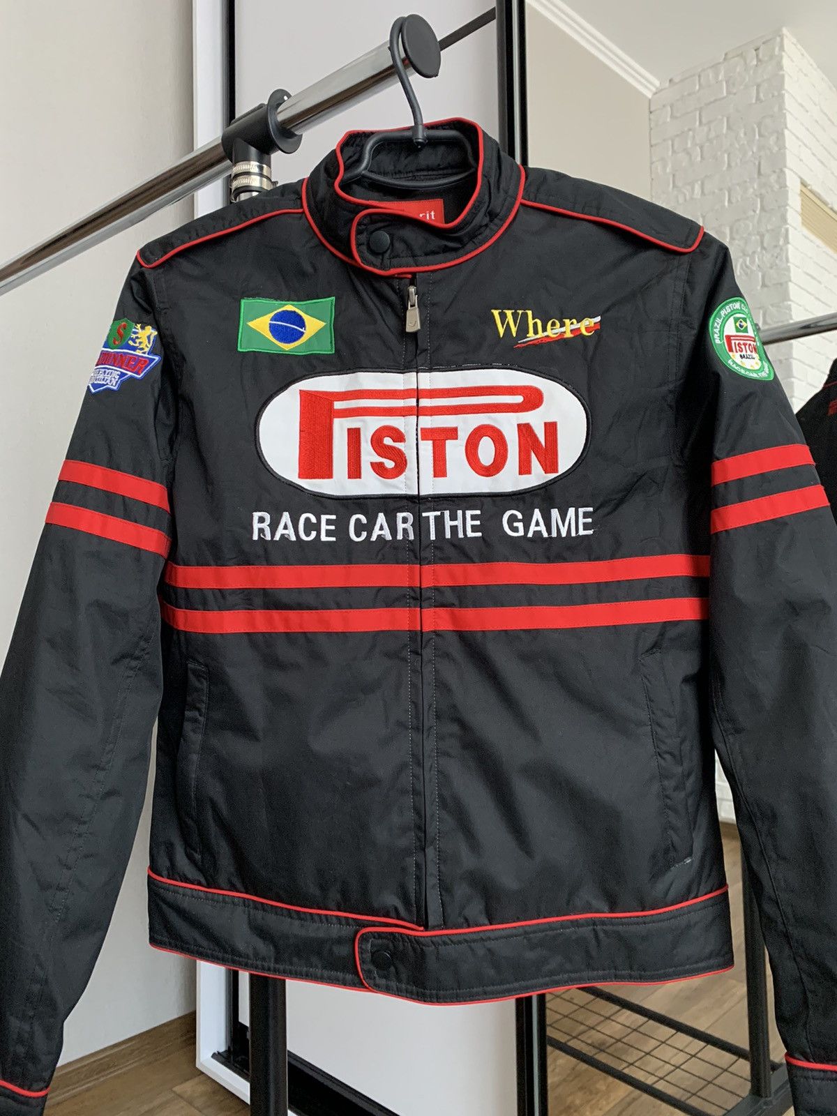 Other Piston Brazil Racing Jacket Vintage Size L / US 10 / IT 46 - 2 Thumbnail