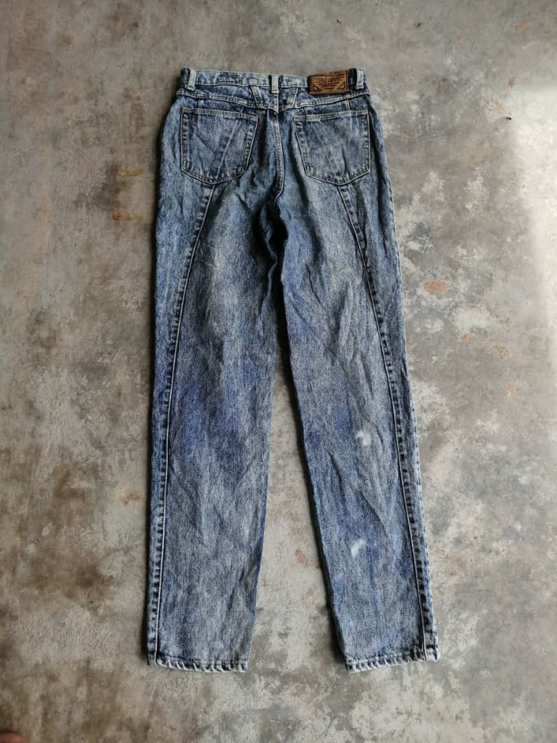 Wrangler Vintage Acidwash Wrangler Jeans Size US 28 / EU 44 - 2 Thumbnail
